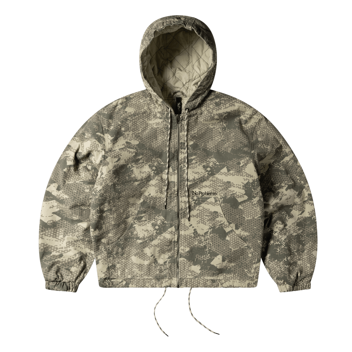 No Problemo Forest Ripstop Work Jacket Sand - CNOP13799 - Coziness