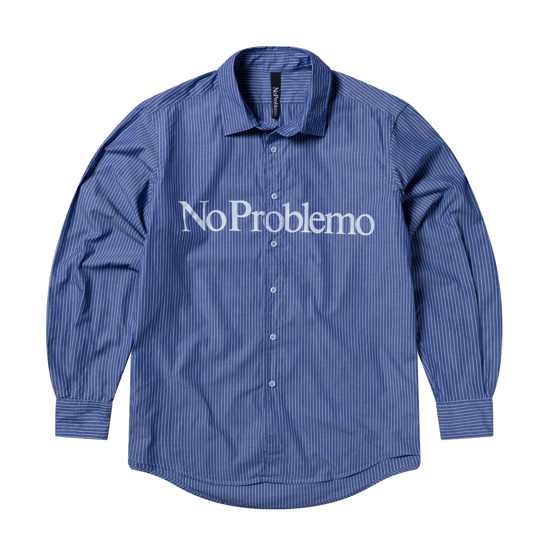 No Problemo LS Poplin Shirt Navy - CNOP9409 - Coziness