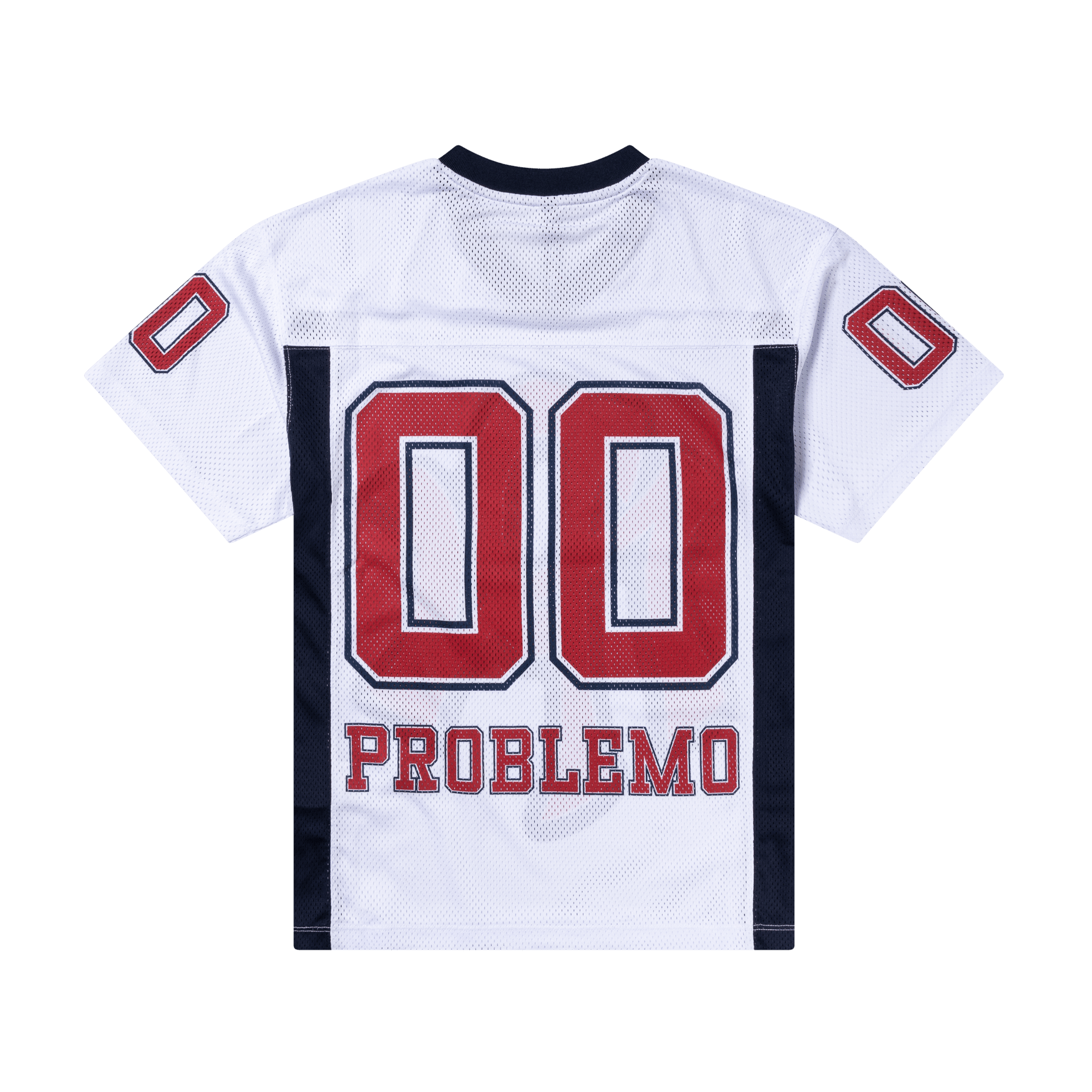 No Problemo Nyp Sports Poly Ss Jersey White - CNOP9371 - Coziness