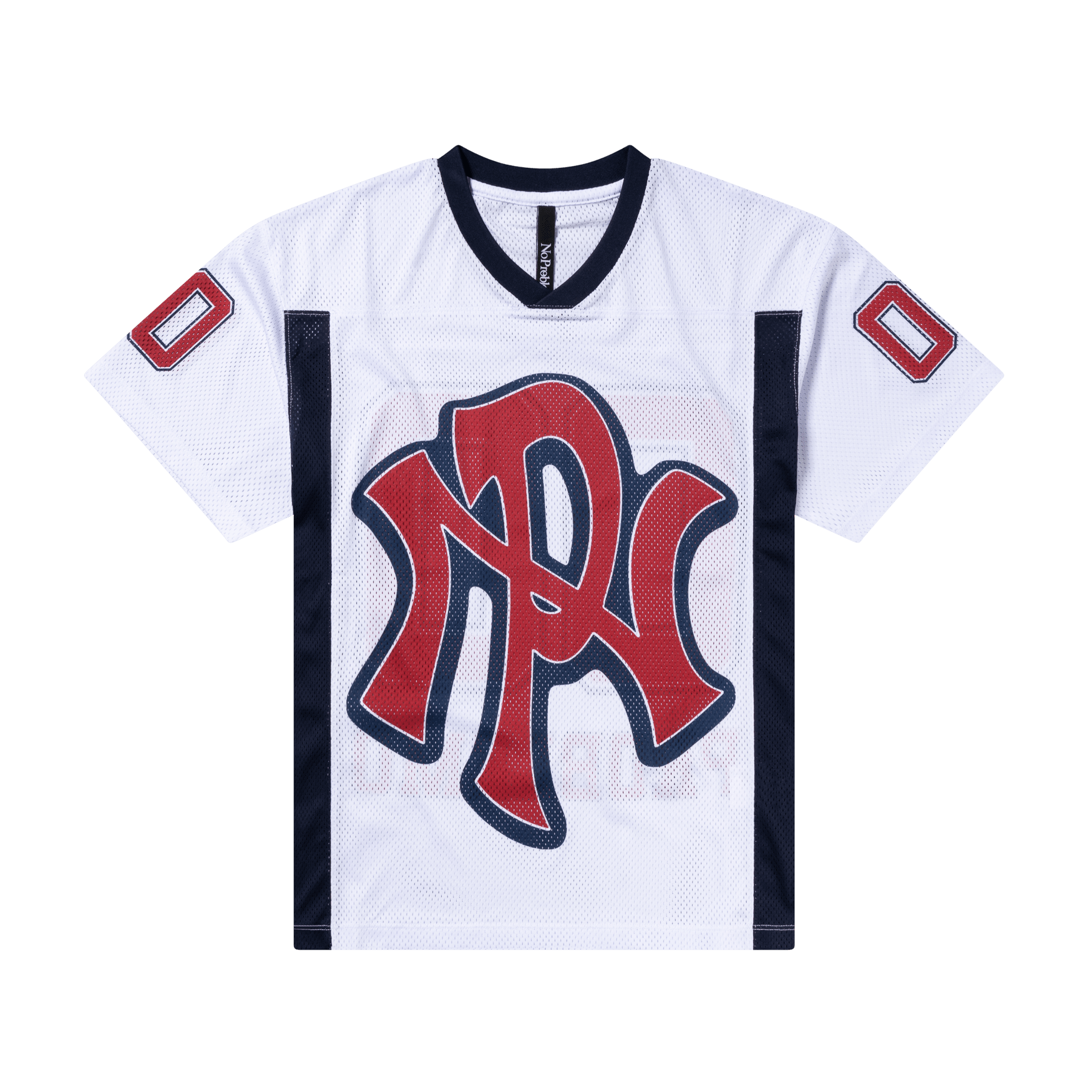 No Problemo Nyp Sports Poly Ss Jersey White - CNOP9371 - Coziness