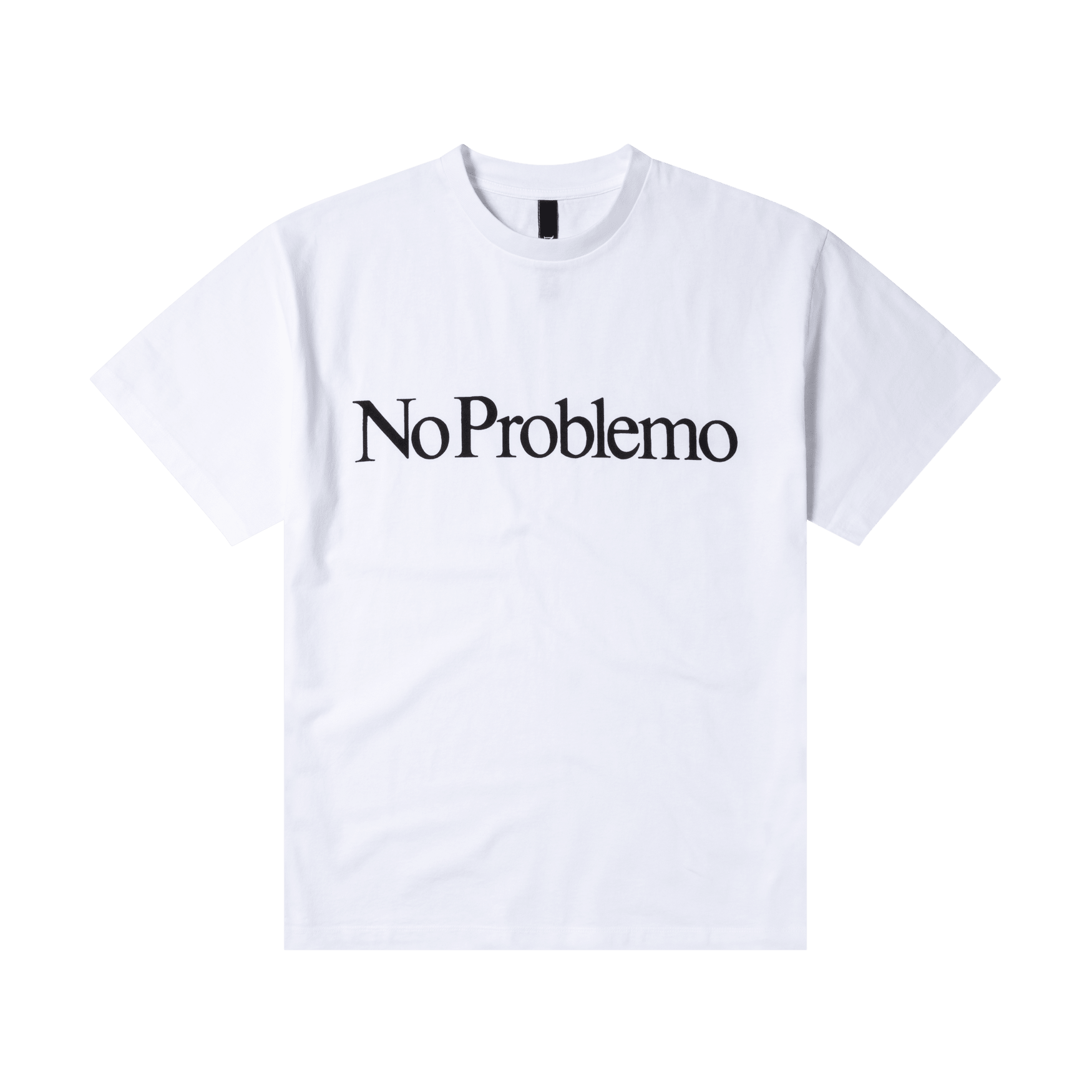 No Problemo Ss Tee White - CNOP9405 - Coziness