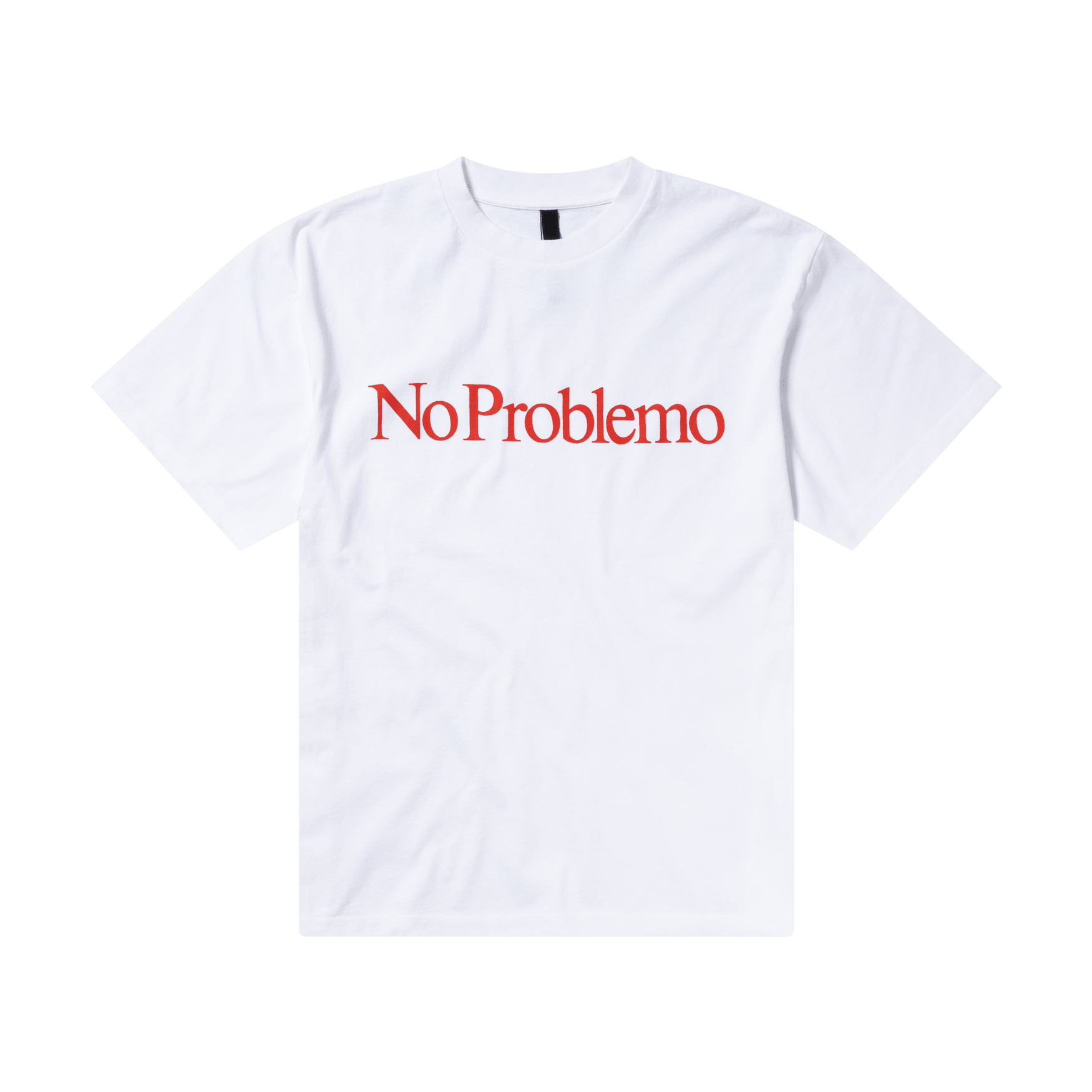 No Problemo Ss Tee White - CNOP9405 - Coziness