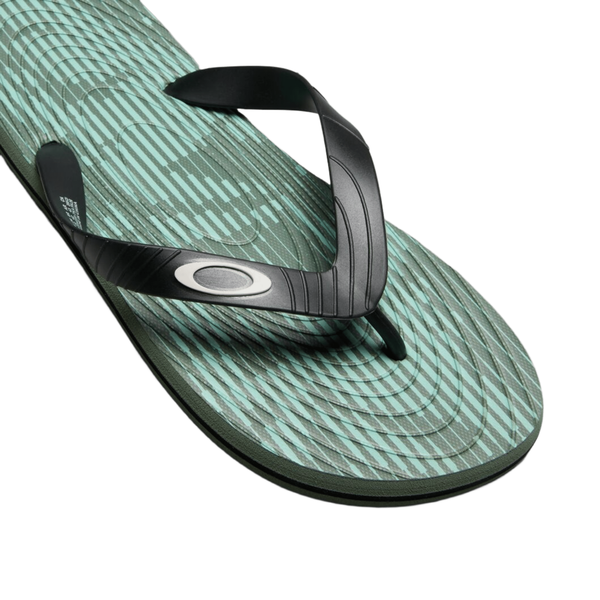 Oakley Catalina Flip Flop Faded Green Hibiscus Str - COAKC13245 - Coziness