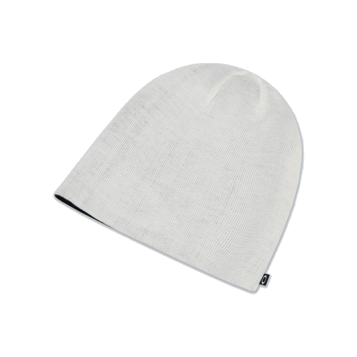 Oakley Ellipse Beanie in Weiß, Wendeseite von der Seite