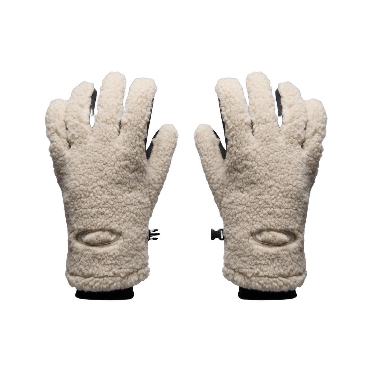 Oakley Mountain Fire Glove in Creme, Fleece-Vorderseite des Paars