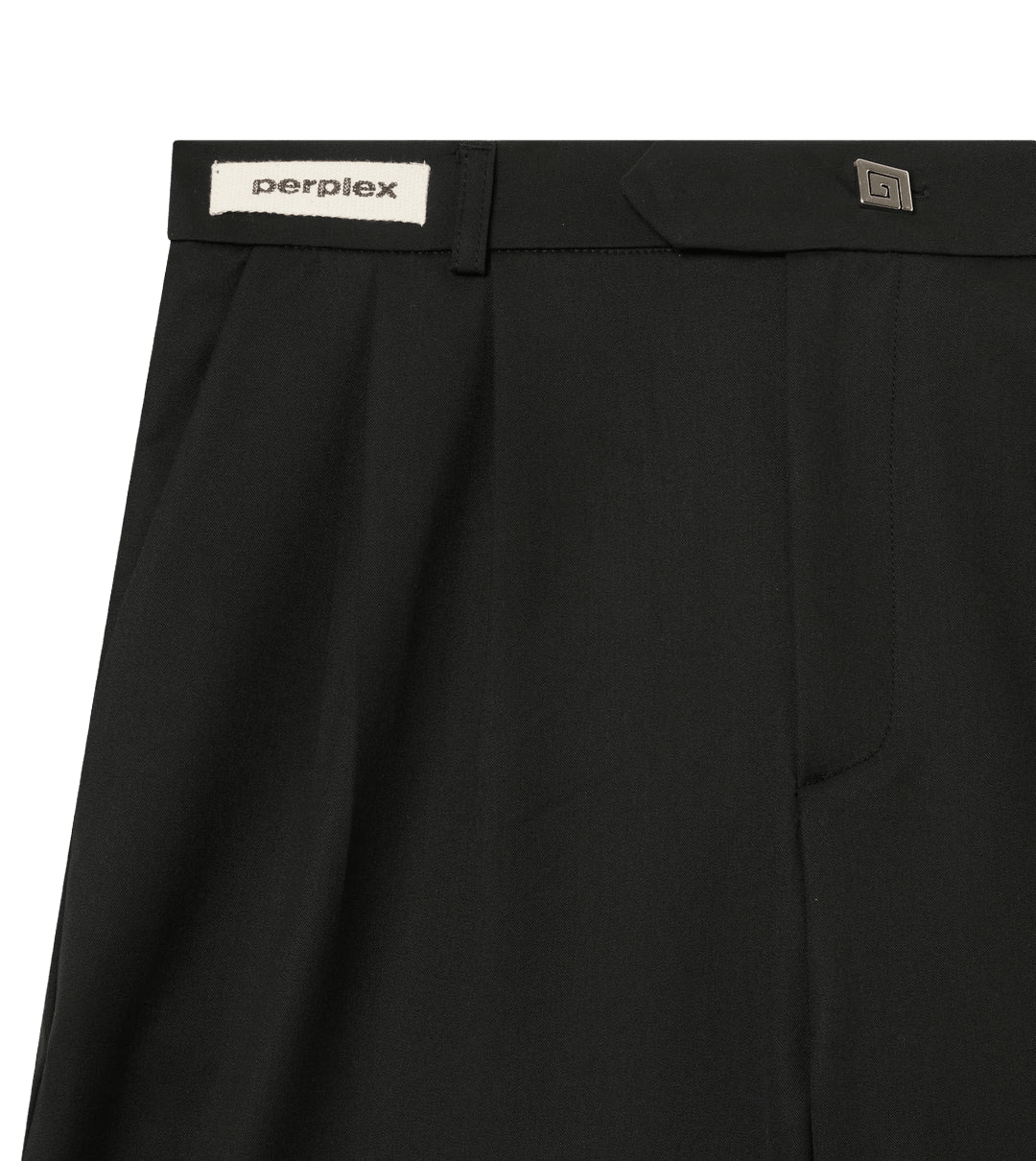 Perplex Pleated Shorts Black - CPERP11033 - Coziness