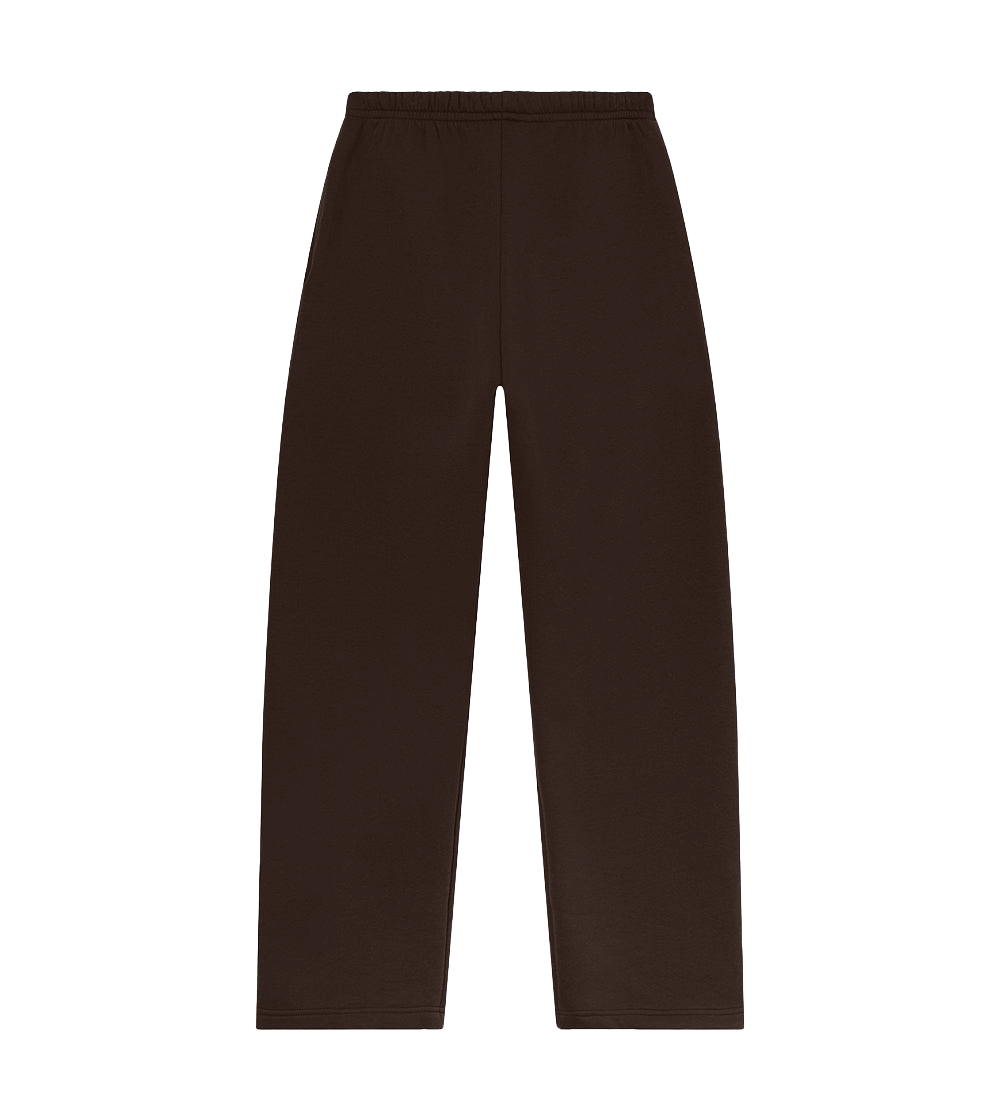 Perplex Straight Leg Trackpants Mocca Brown - CPERS7240 - Coziness