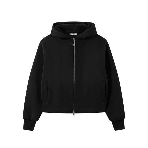 Perplex Two - Way Zip Hoodie Black - CPERT10394 - Coziness