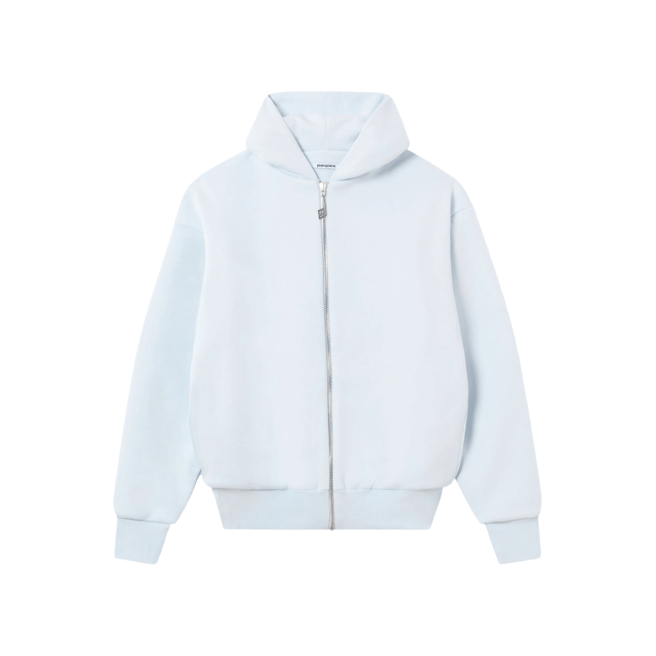 Perplex Zip Hoodie Ice Blue - CPERZ6783 - Coziness