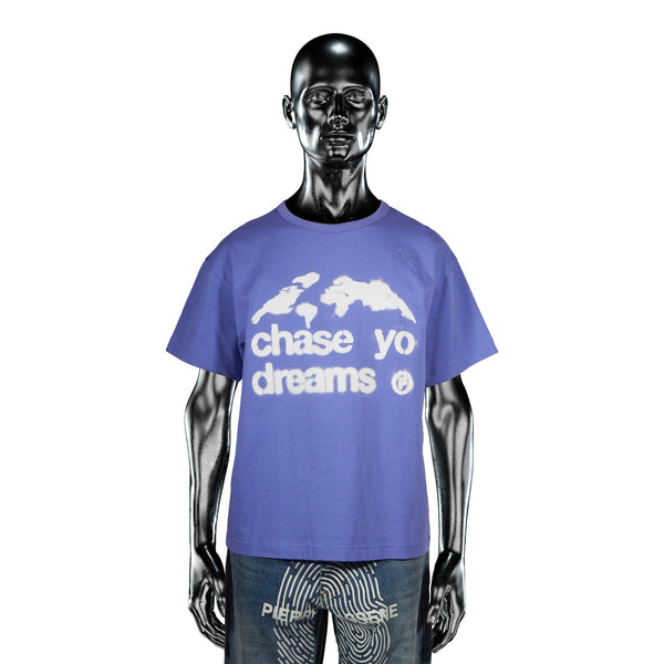 Pierre Bassene Chase Yo Dreams T-Shirt Purple - CPIEB8862 - Coziness