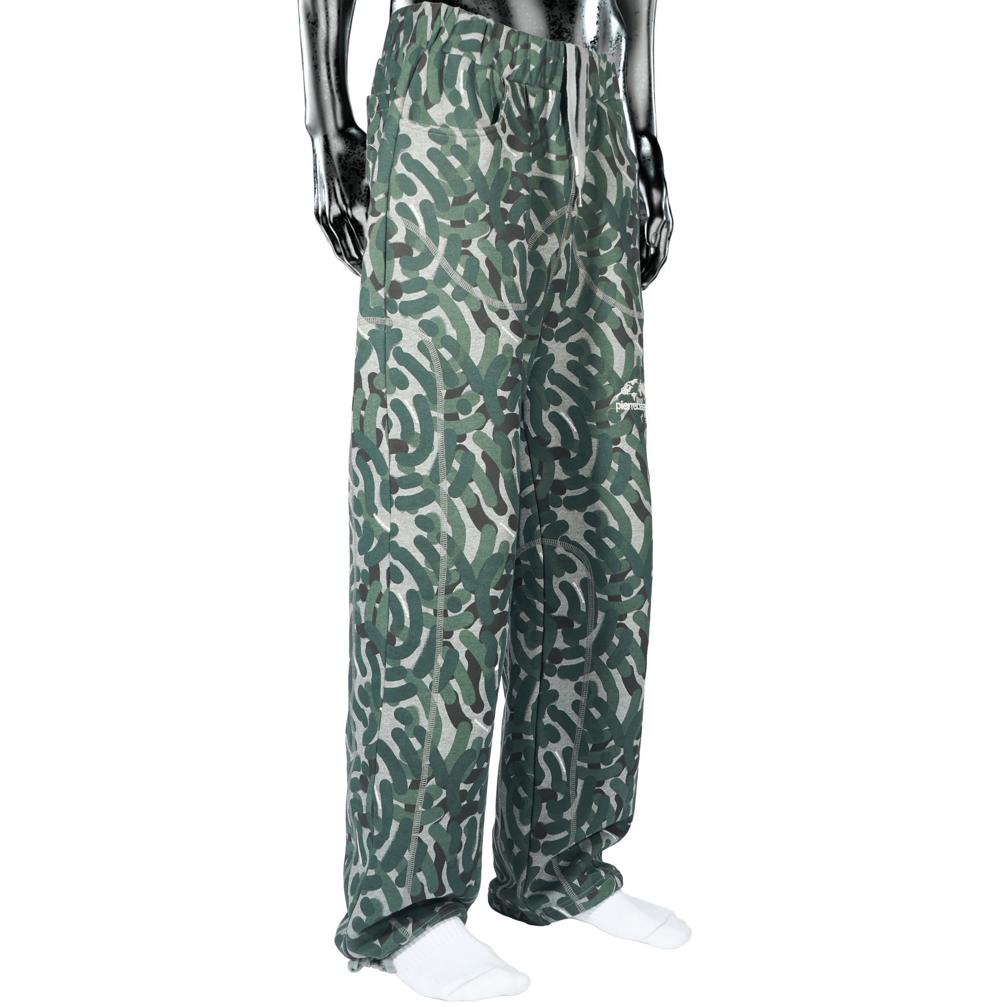 Pierre Bassene Concrete Sweatpants Camo - CPIEB6897 - Coziness