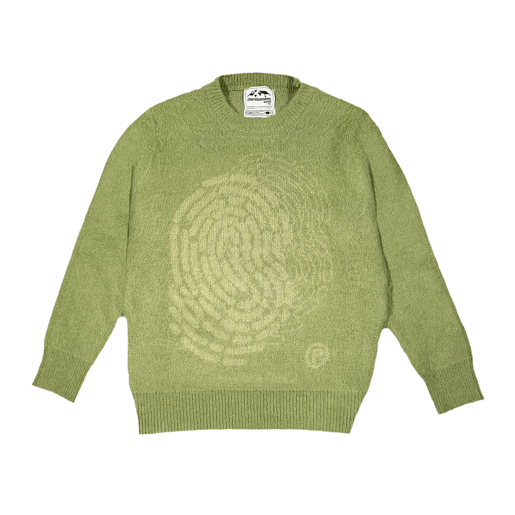 Pierre Bassene Mohair Sweater Mint Green - CPIEB6861 - Coziness