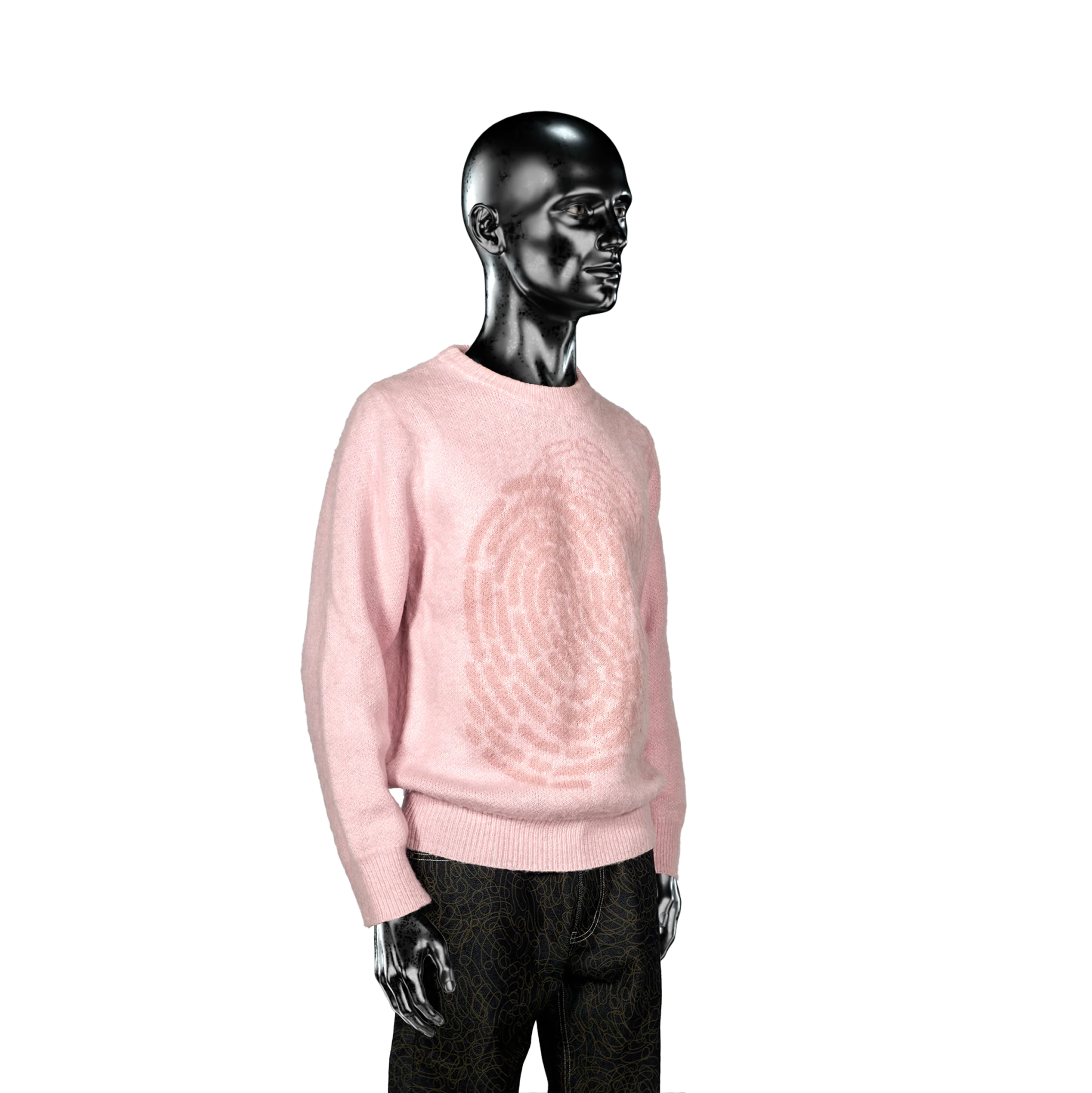 Pierre Bassene Mohair Sweater Pink - CPIEB6867 - Coziness
