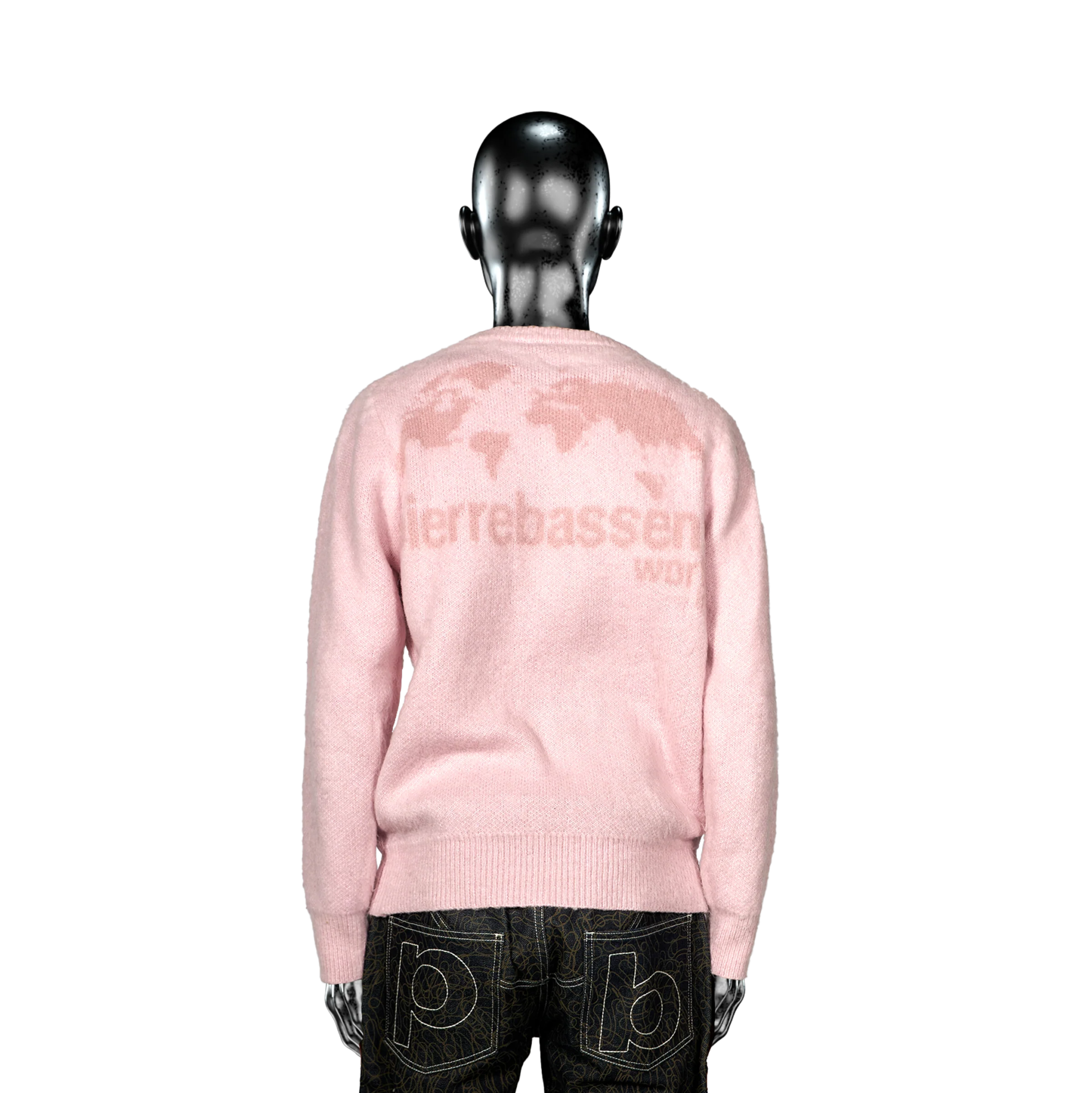 Pierre Bassene Mohair Sweater Pink - CPIEB6867 - Coziness