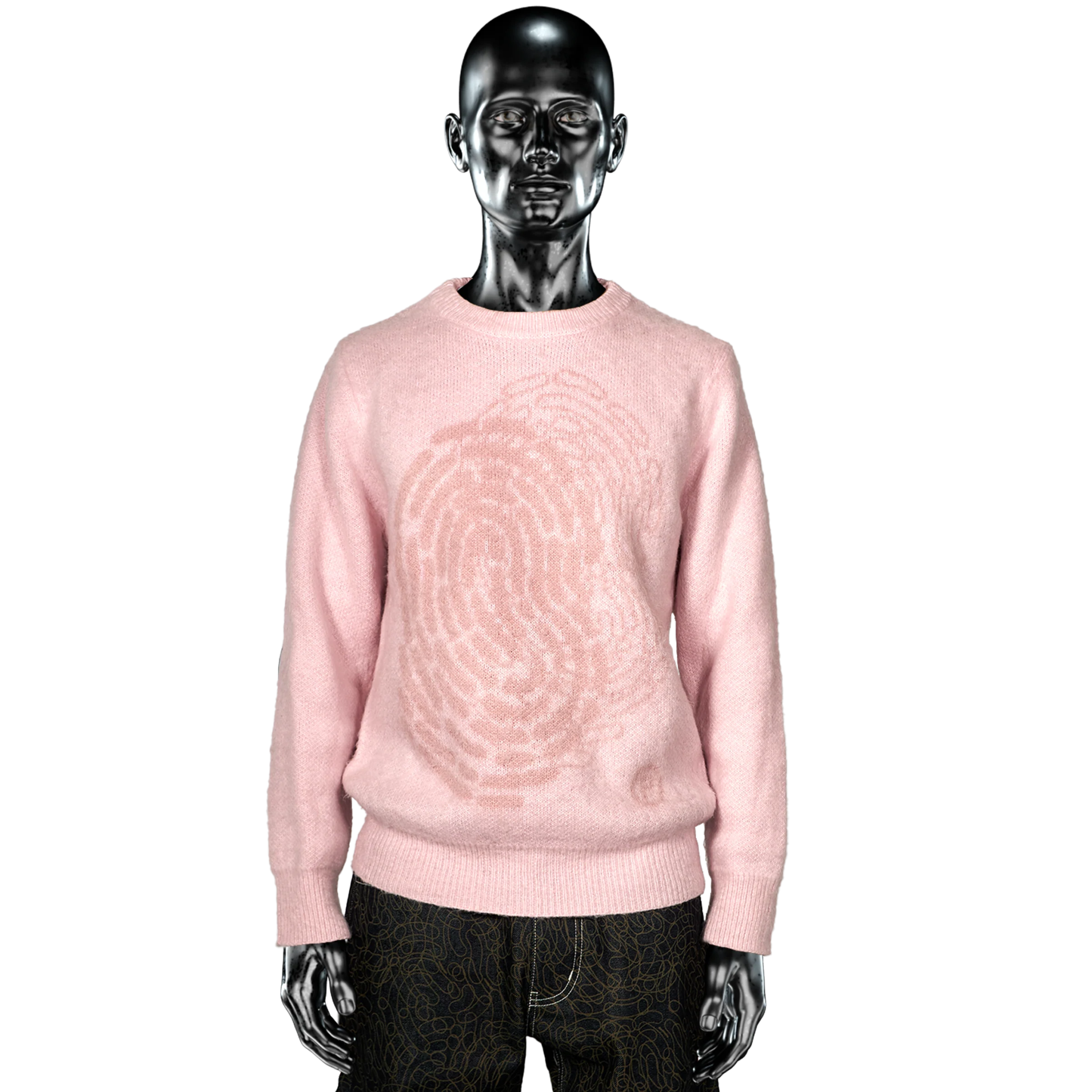 Pierre Bassene Mohair Sweater Pink - CPIEB6867 - Coziness