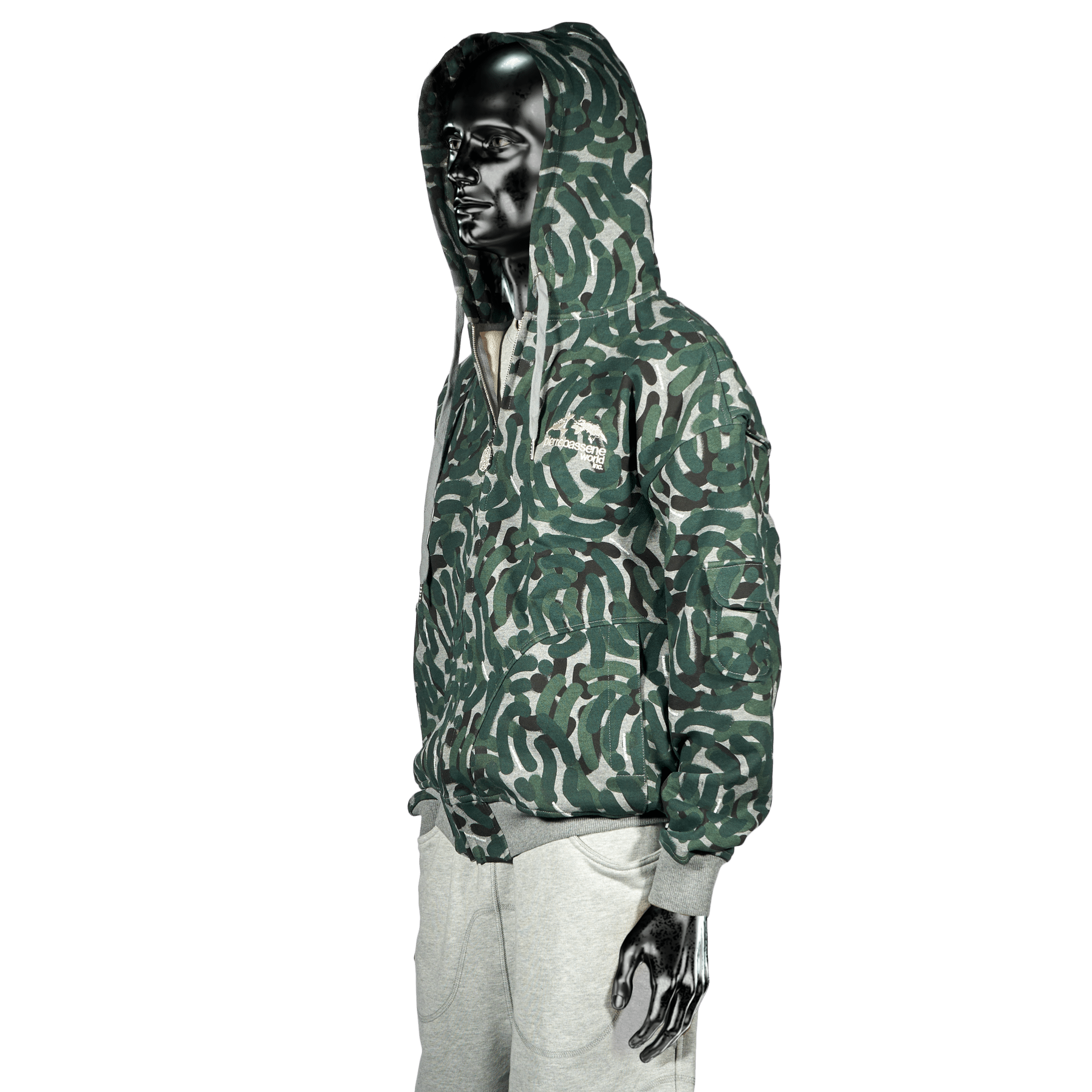 Pierre Bassene Signature Zip Concrete Camo - CPIEB6858 - Coziness