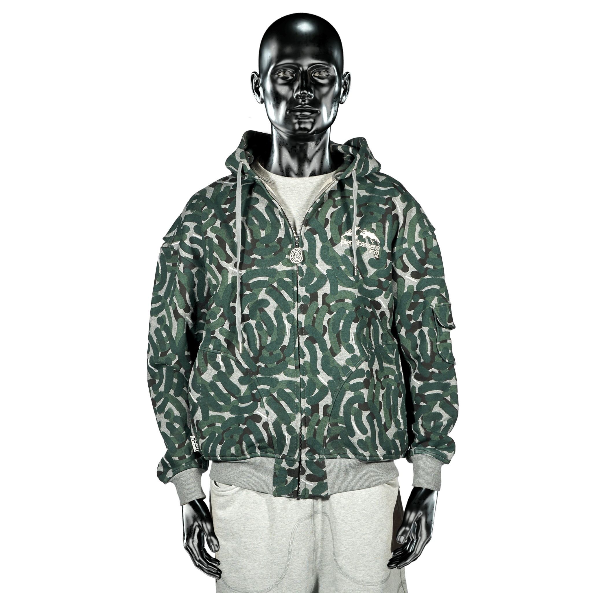 Pierre Bassene Signature Zip Concrete Camo - CPIEB6858 - Coziness