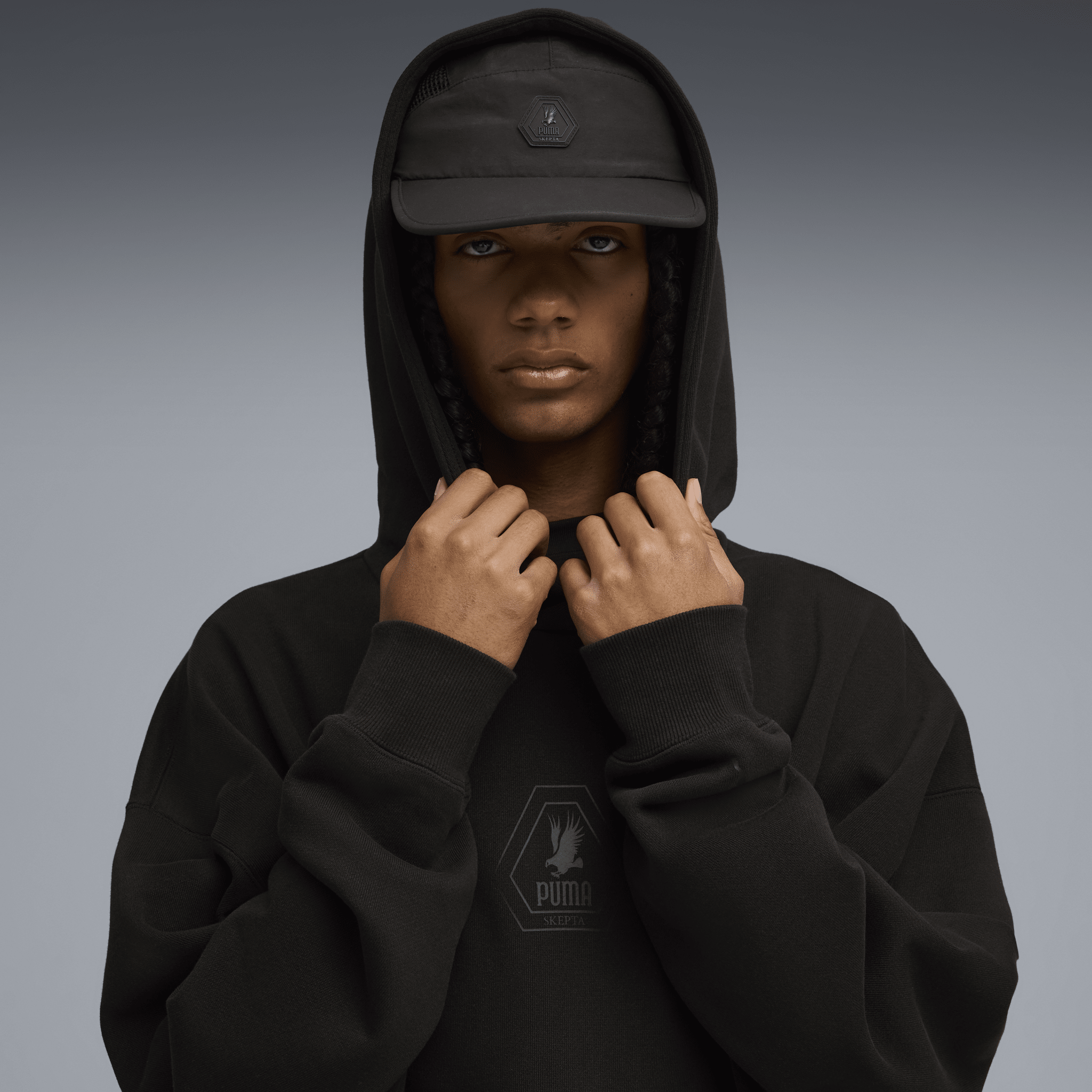 Puma x SKEPTA Hoodie Black - CPUMP11383 - Coziness