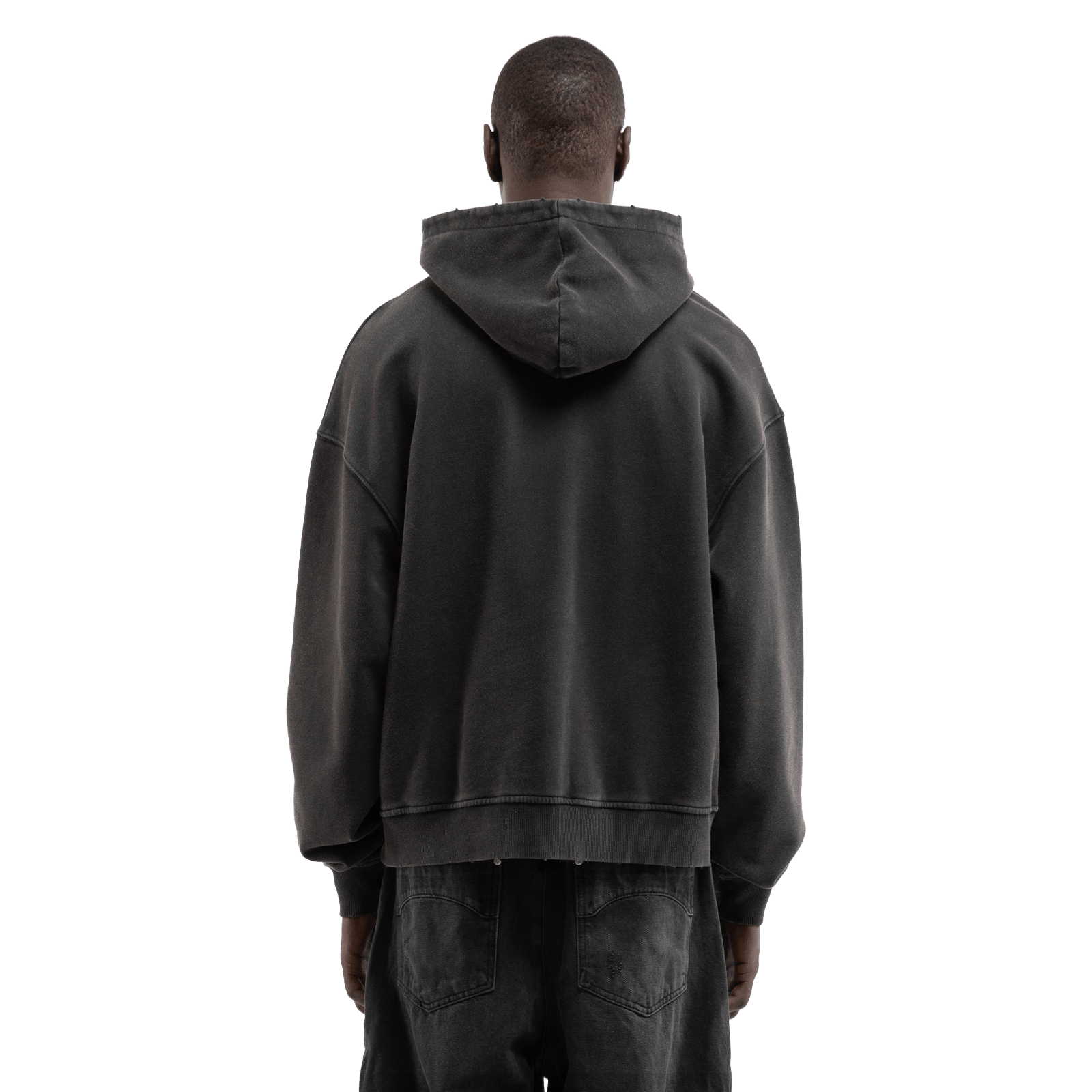 Reternity AÉRO HOODIE WASHED BLACK - CRETA13693 - Coziness