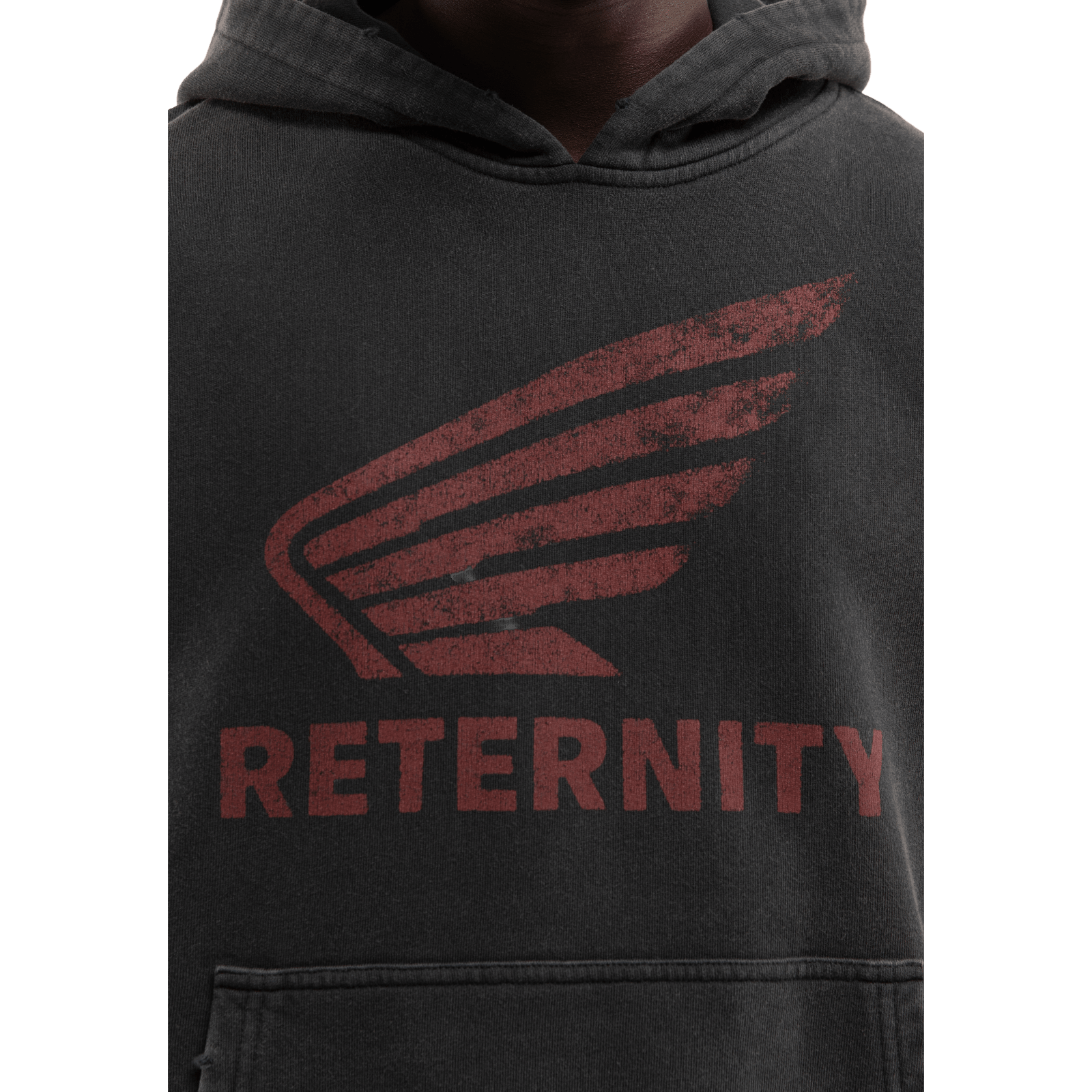 Reternity AÉRO HOODIE WASHED BLACK - CRETA13693 - Coziness