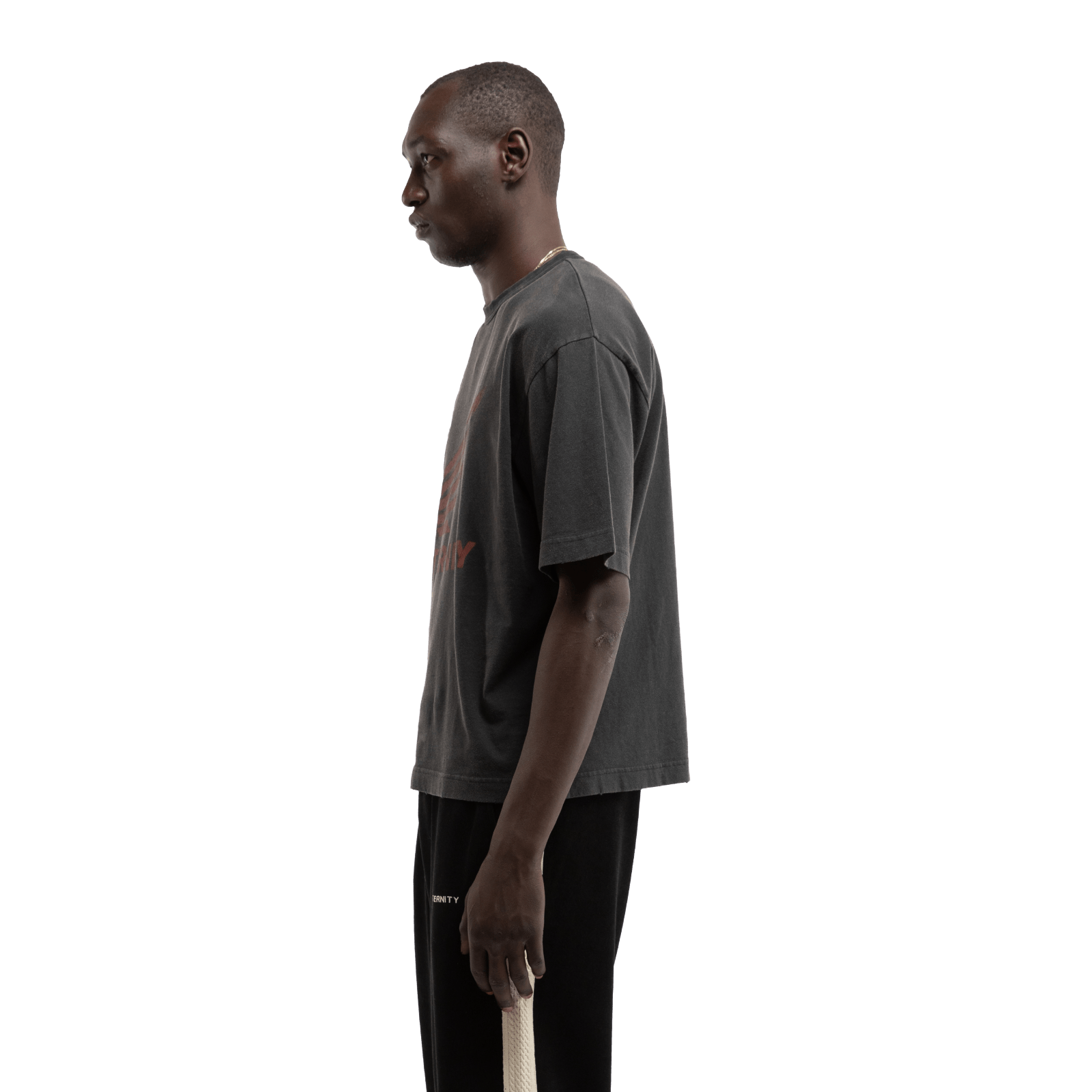 Reternity AÉRO REGULAR FIT T-SHIRT WASHED BLACK - CRETA13689 - Coziness