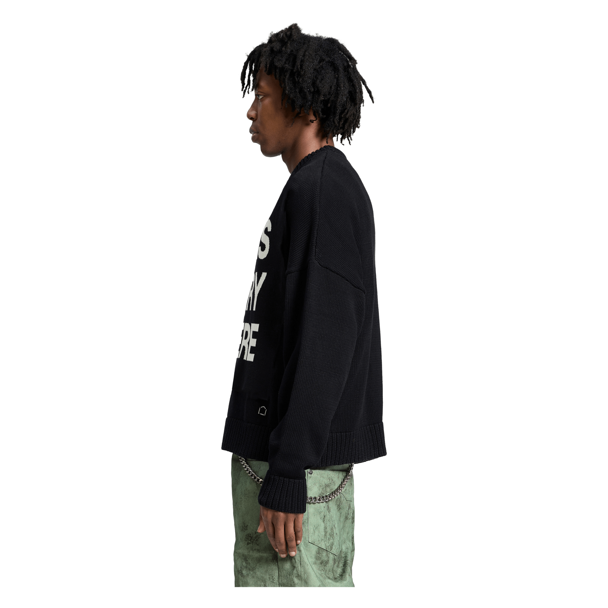 Reternity Art Is Everywhere Knit Sweater Schwarz - CRETD6807 - Coziness