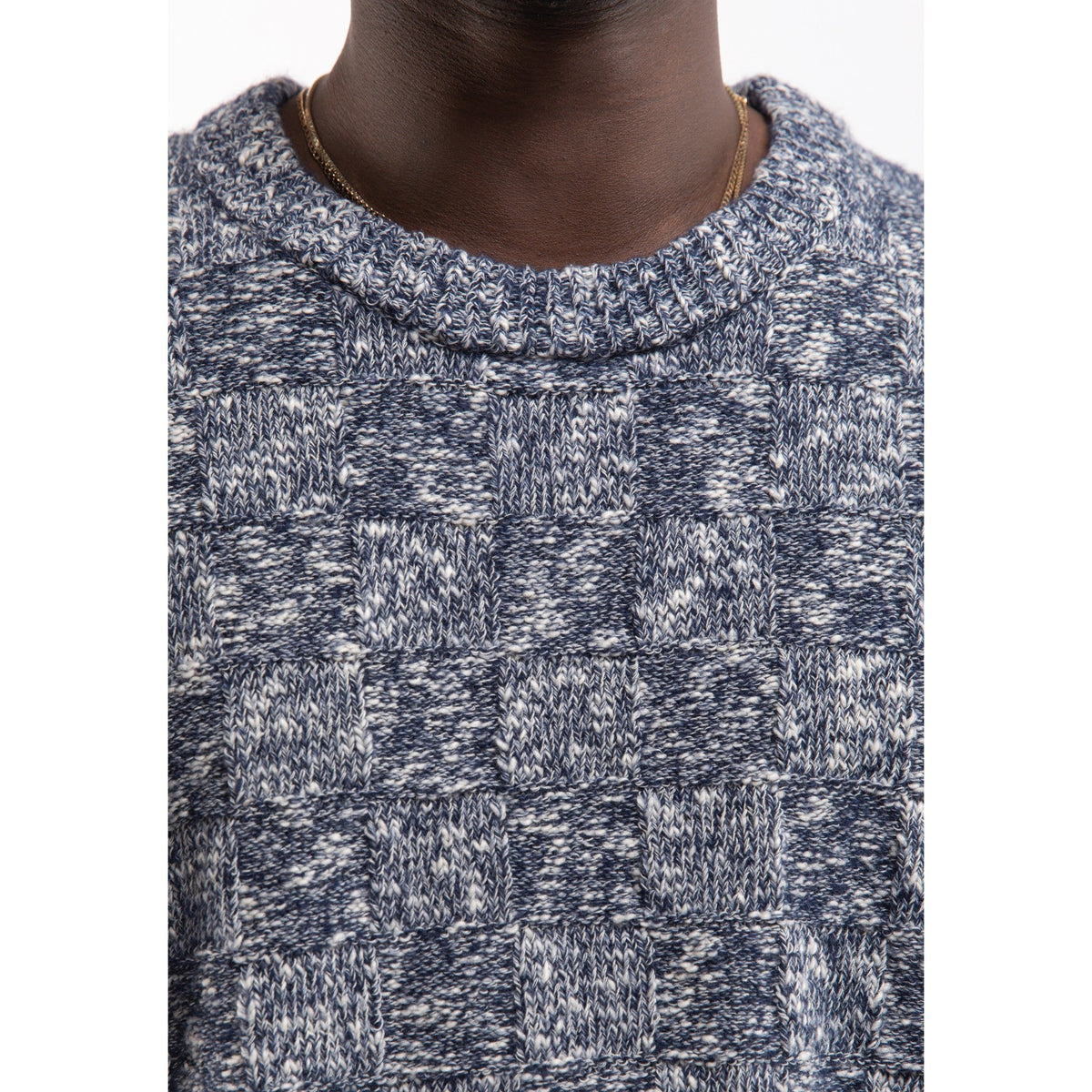Reternity ARTISAN KNIT SWEATER NAVY - CRETA14493 - Coziness