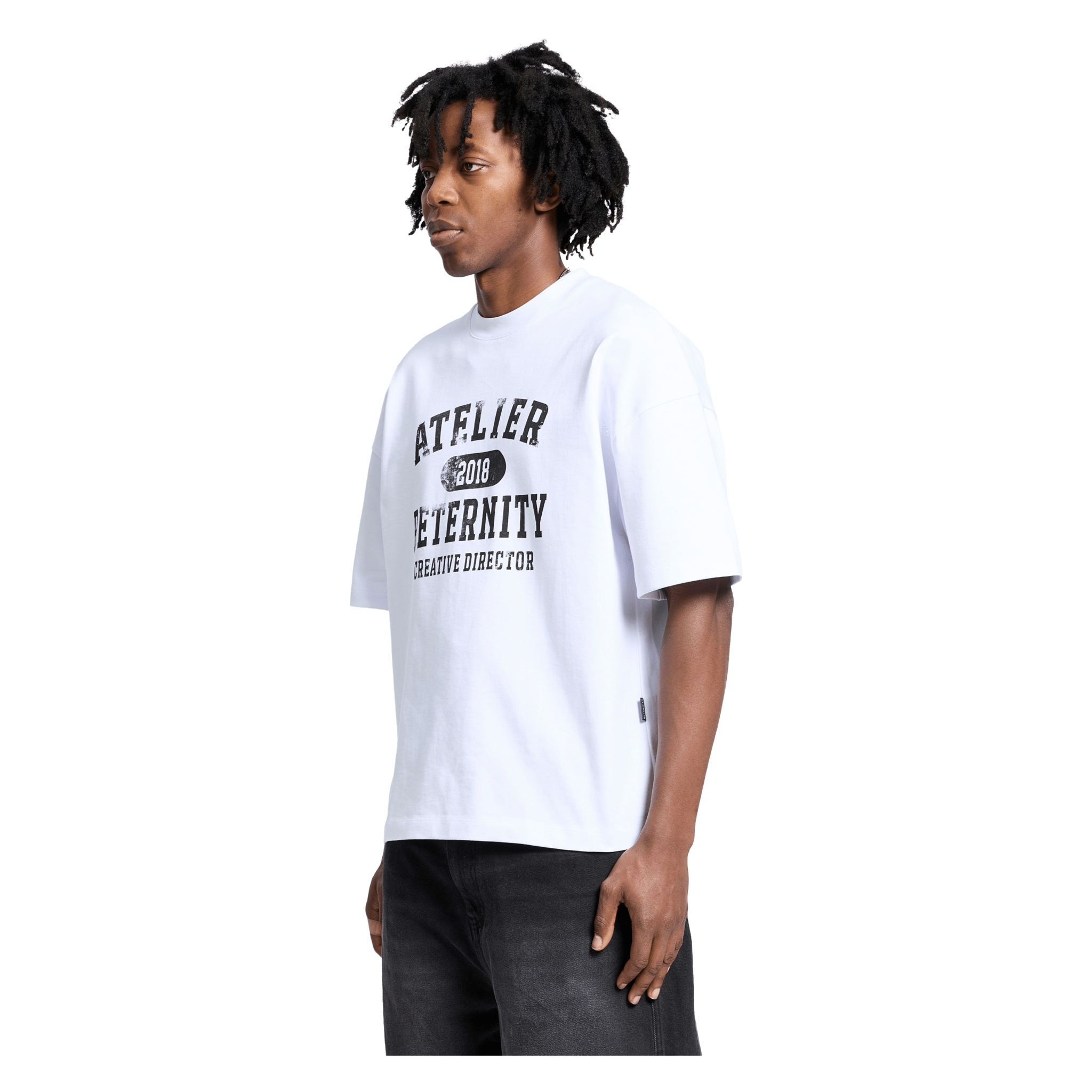 Reternity Atelier Emblem T-Shirt Weiß - CRETA6844 - Coziness