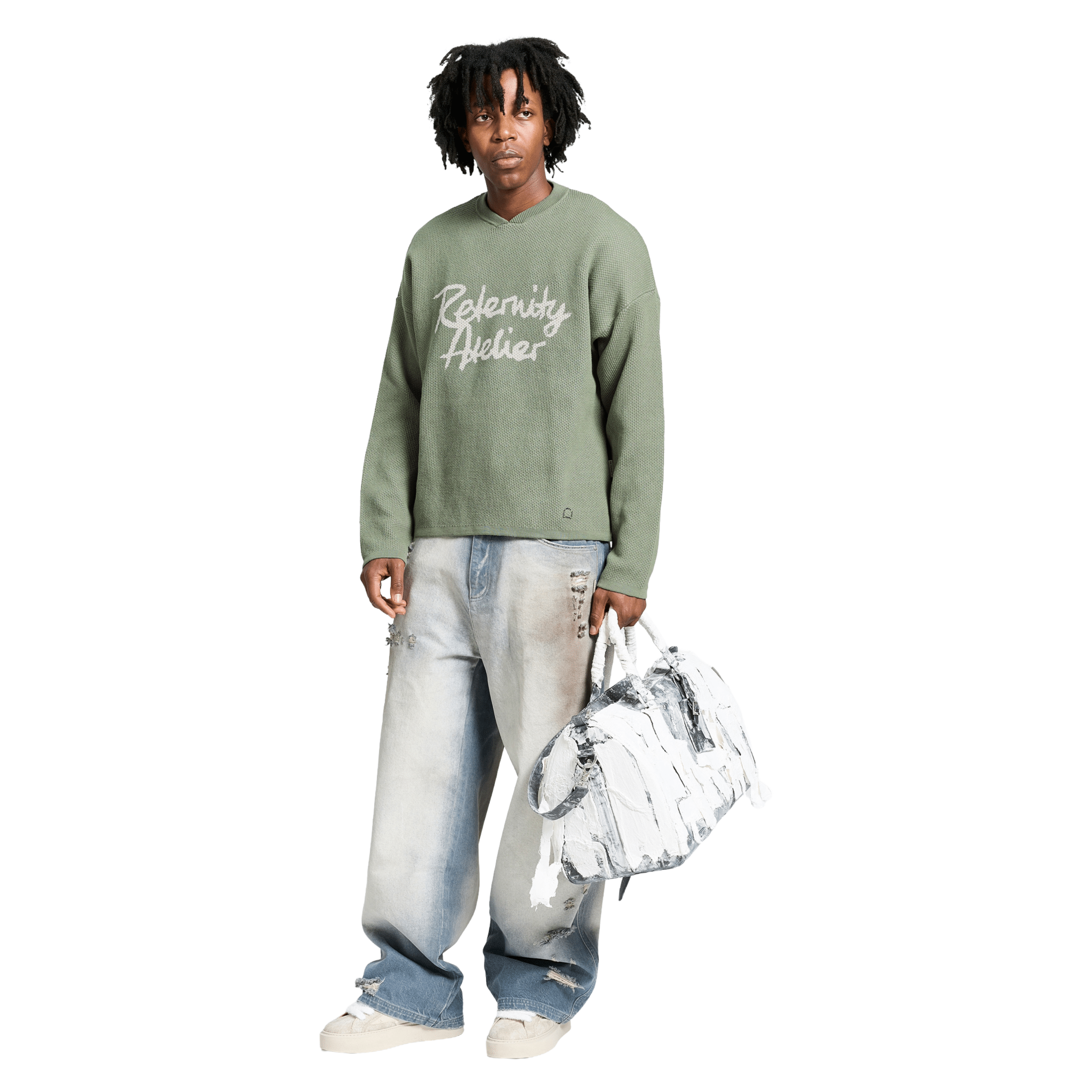 Reternity Atelier Knit Jersey Grün - CRETA6811 - Coziness