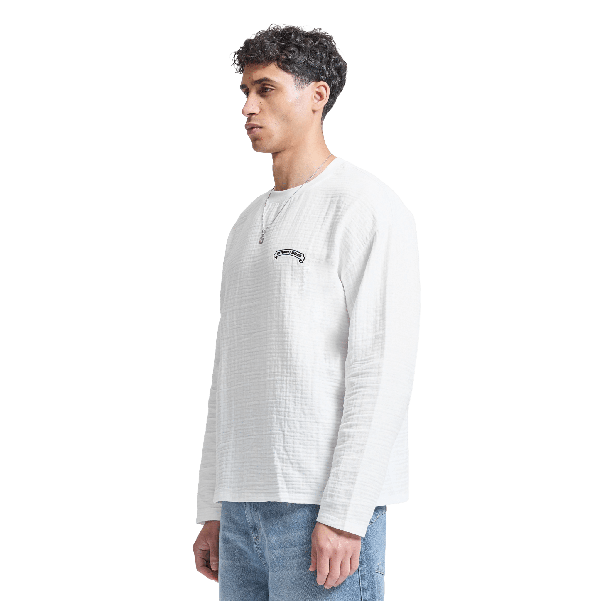 Reternity Band of Process Longsleeve Weiß - CRETB8287 - Coziness