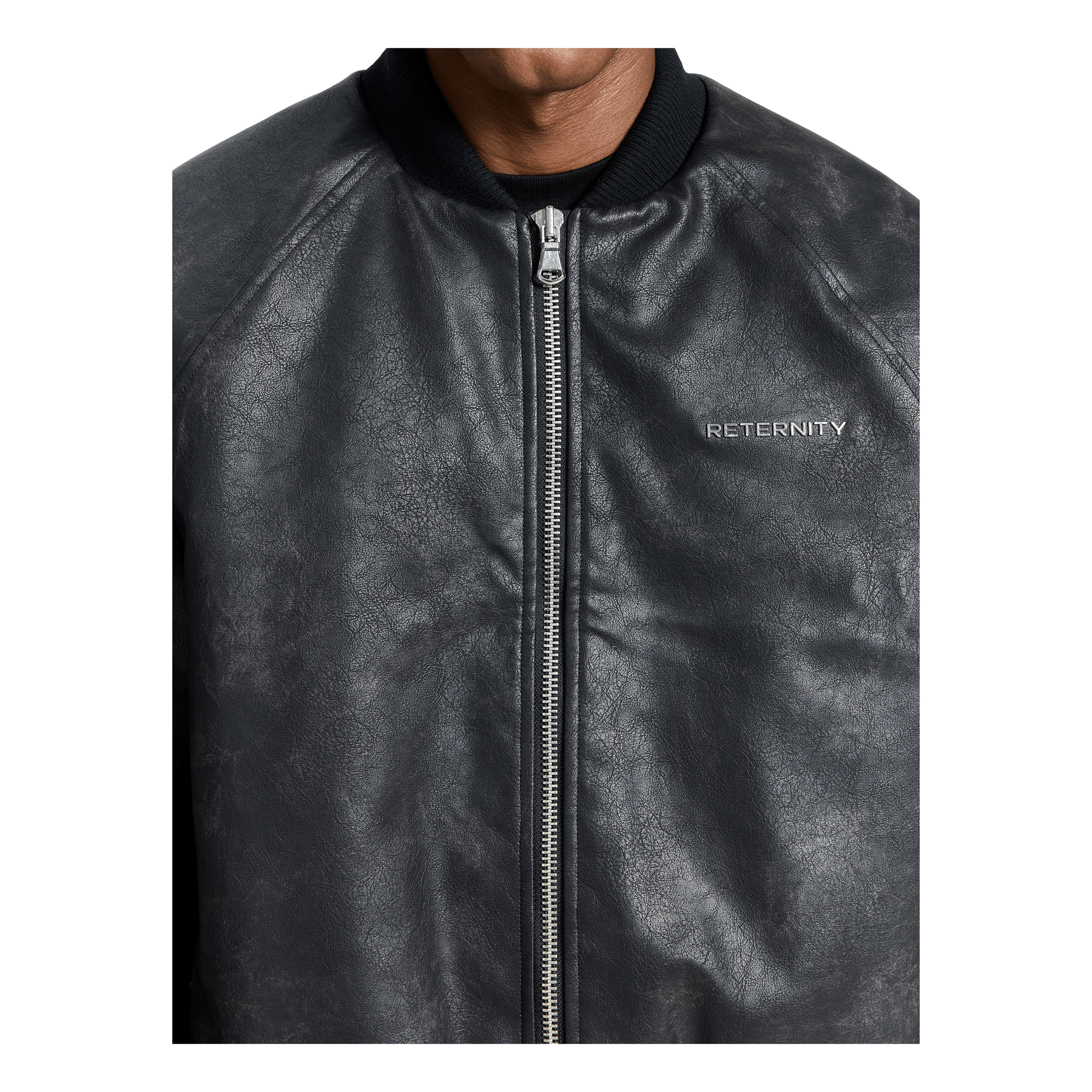 Reternity Bomber Jacket Brushed Leather - CRETB6815 - Coziness