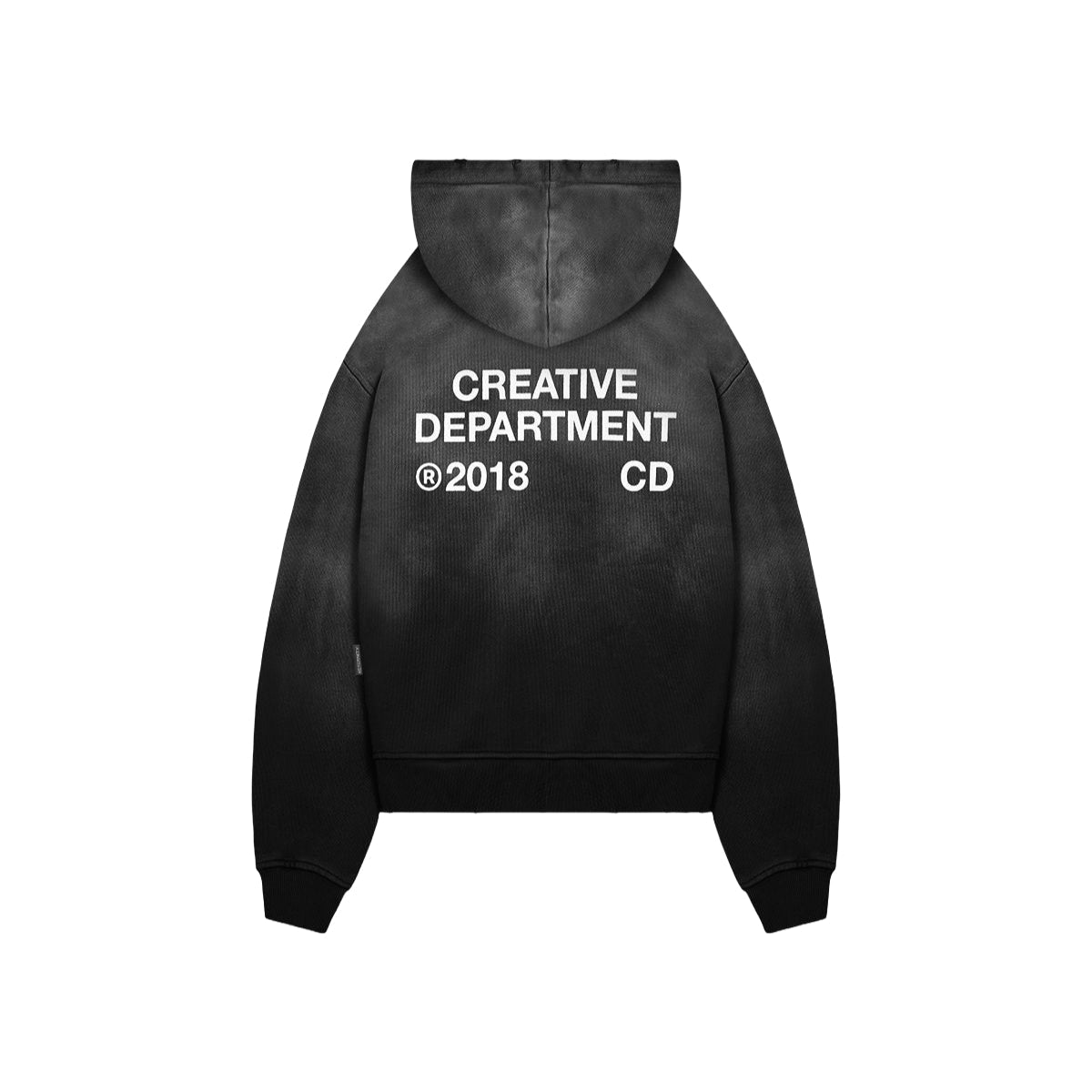 Reternity Creative Dept Hoodie Faded Black - CRETC3429 - Coziness