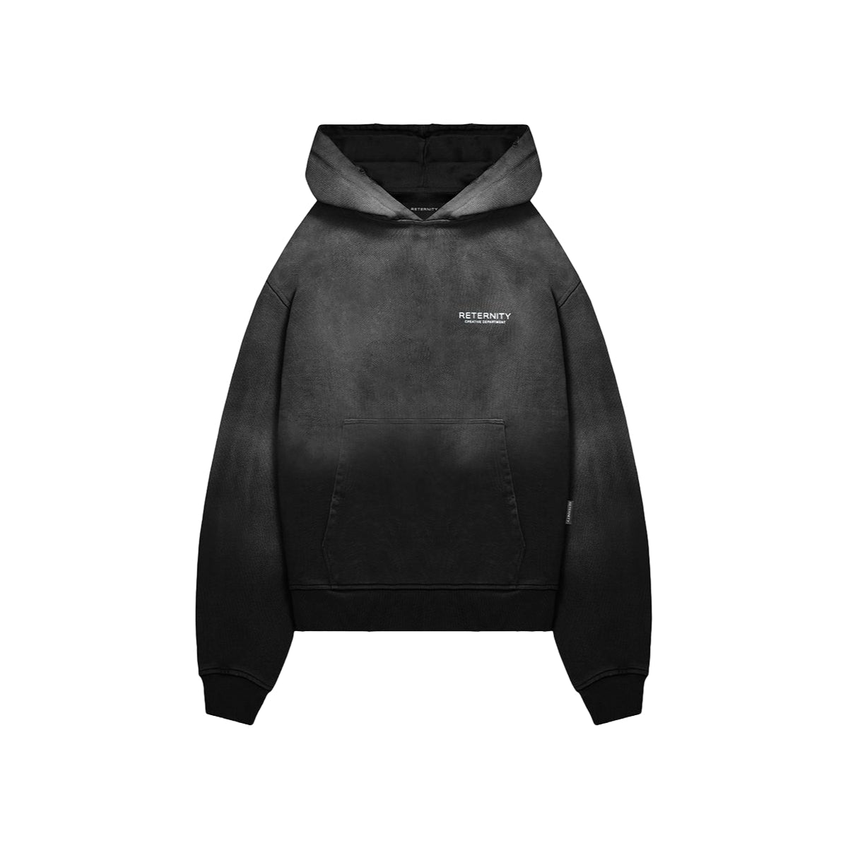 Reternity Creative Dept Hoodie Faded Black - CRETC3429 - Coziness