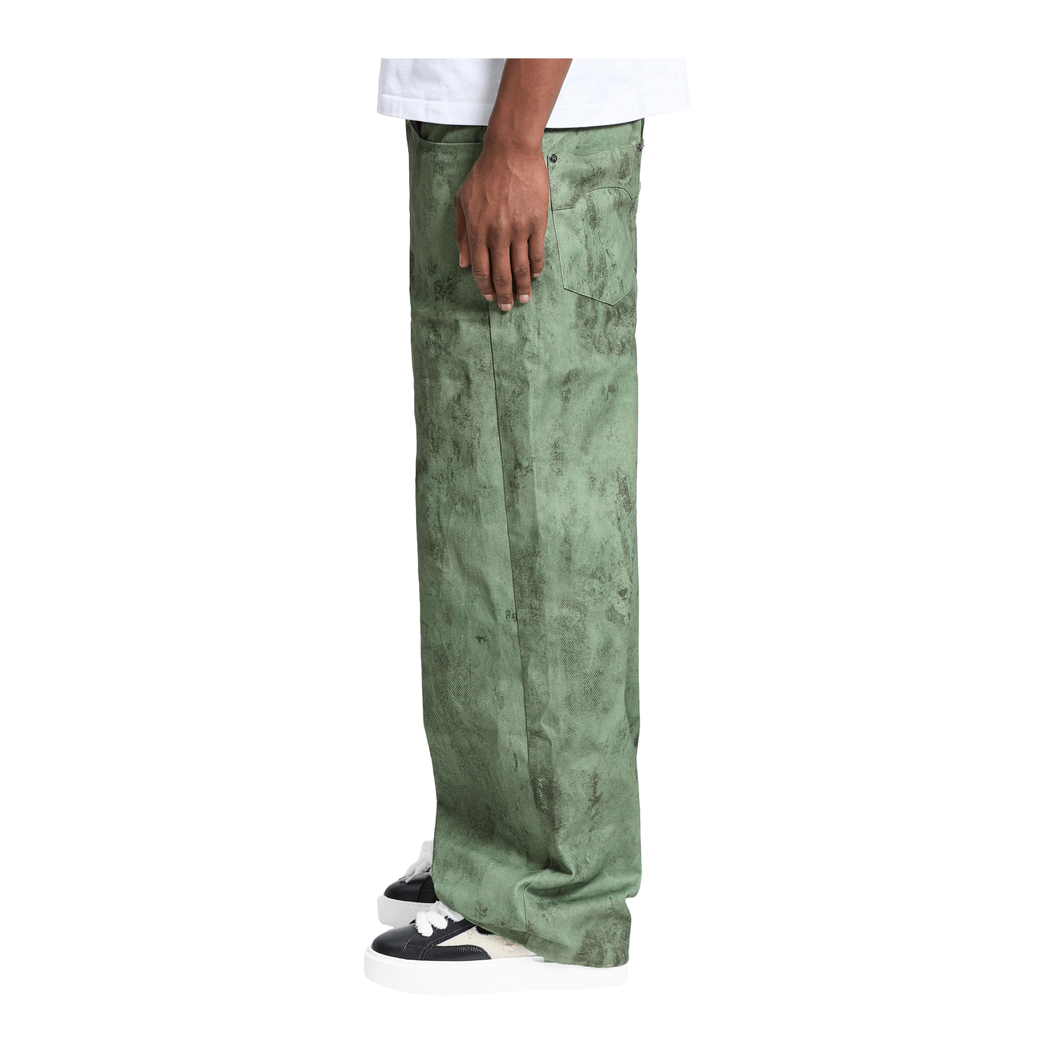 Reternity Delira Denim Jeans Grün - CRETD6831 - Coziness