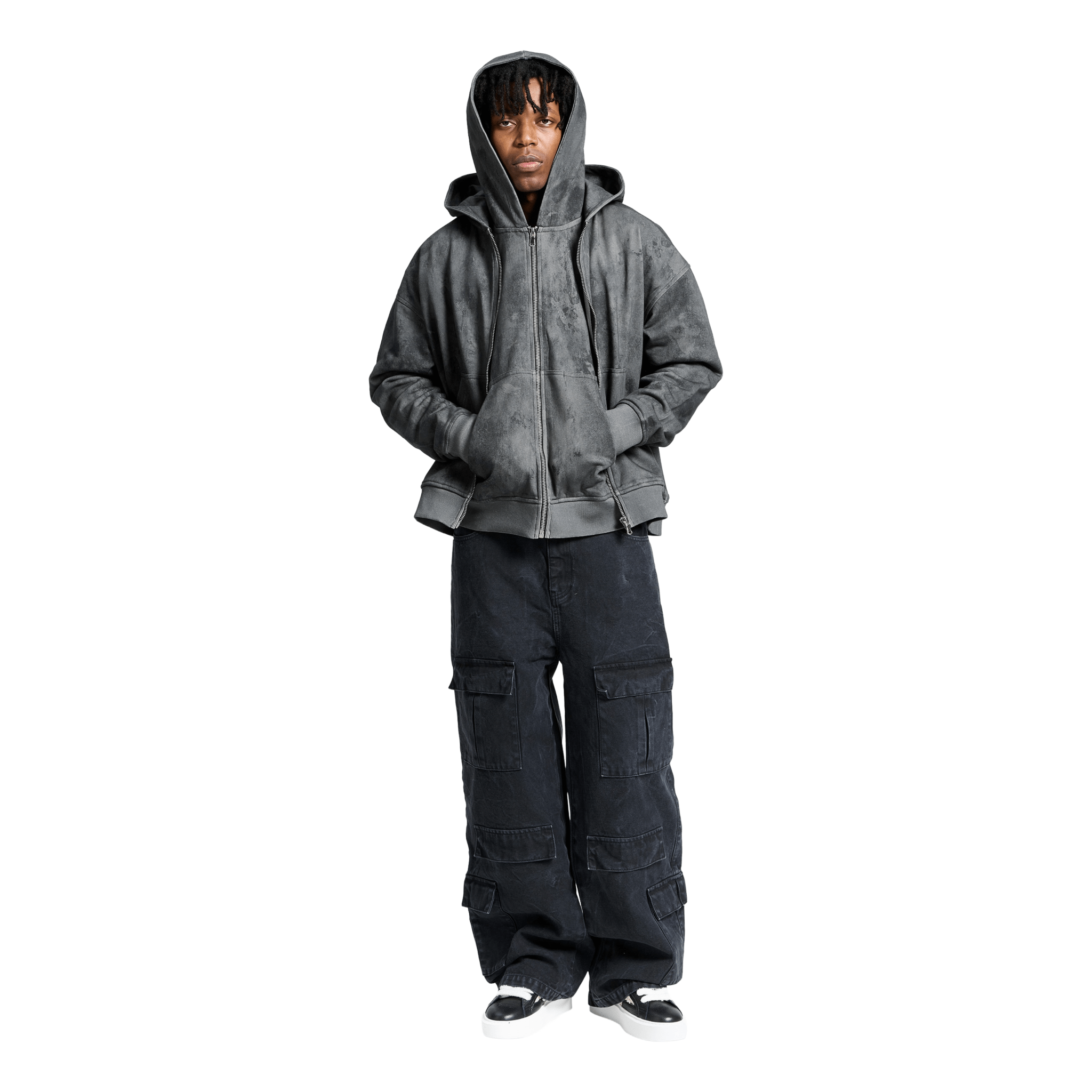 Reternity Delira ZIp Hoodie Schwarz - CRETD6803 - Coziness