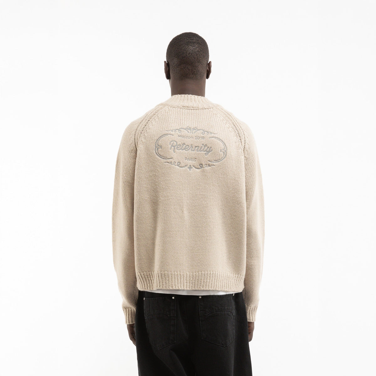 Reternity ÉCLAT KNIT ZIPPER CREME - CRETÉ14497 - Coziness