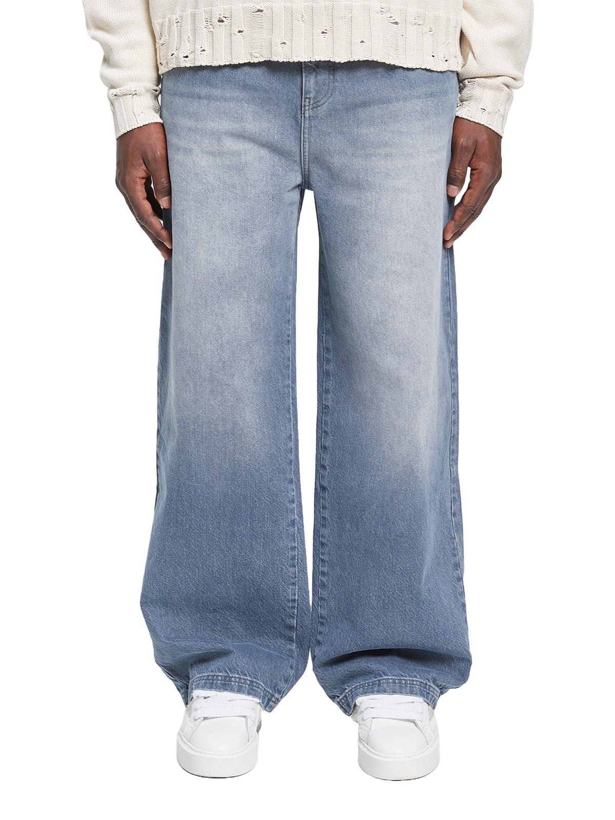 Reternity Essential Baggy Denim Stone Blue - CRETE3415 - Coziness