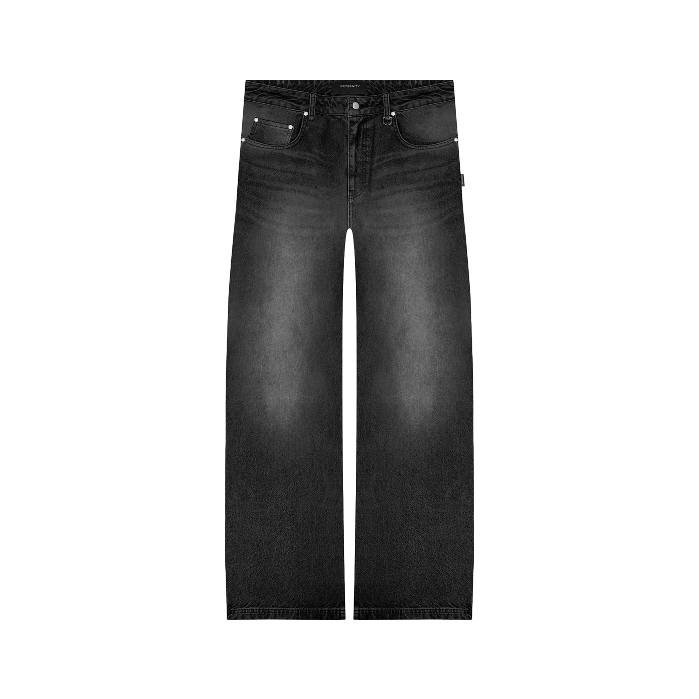 Reternity Essential Baggy Denim Washed Black - CRETE3419 - Coziness