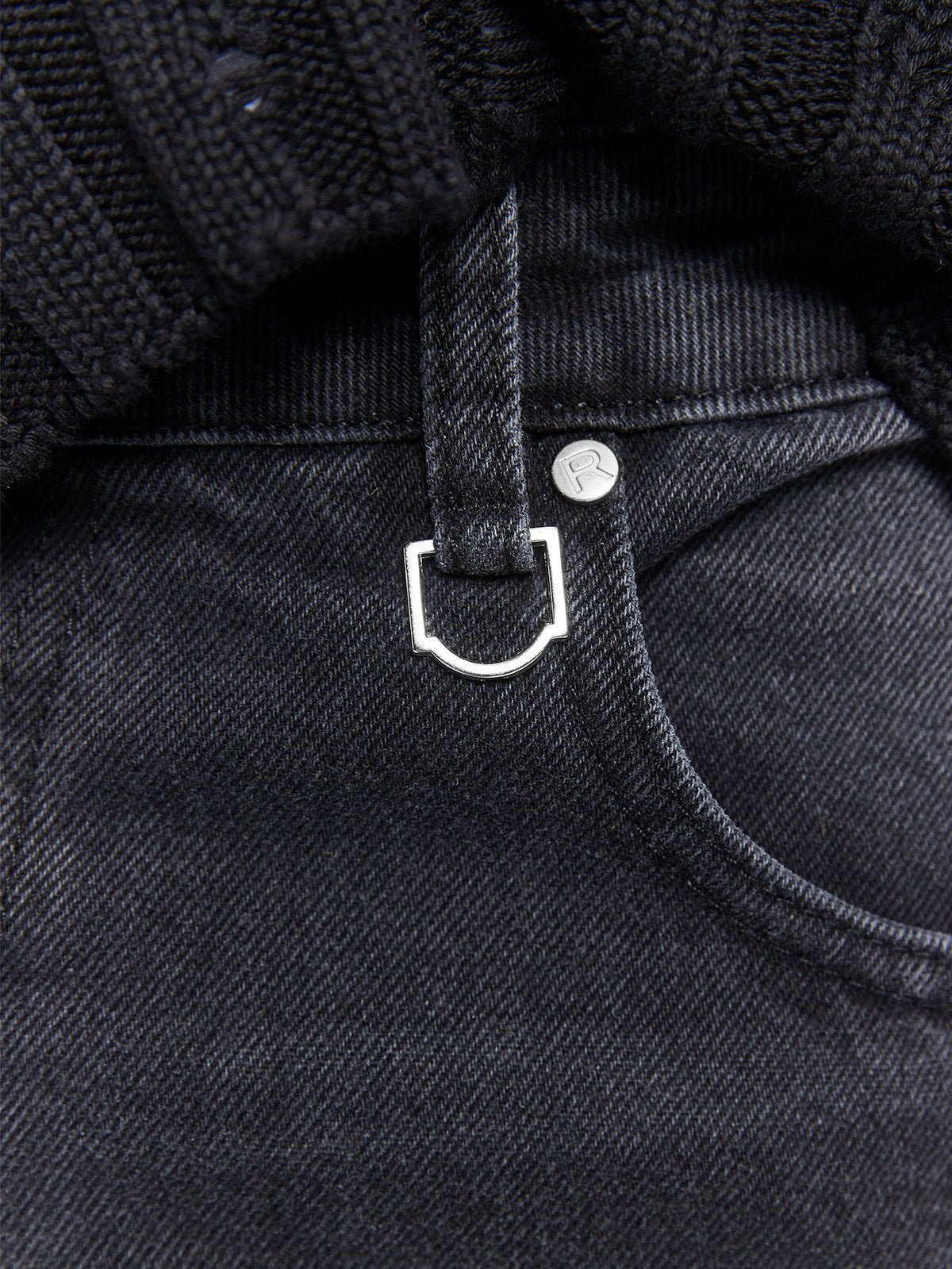 Reternity Essential Baggy Denim Washed Black - Main Image