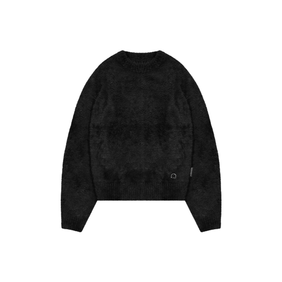 Reternity Essential Furry Knit Sweater Black - CRETE3407 - Coziness