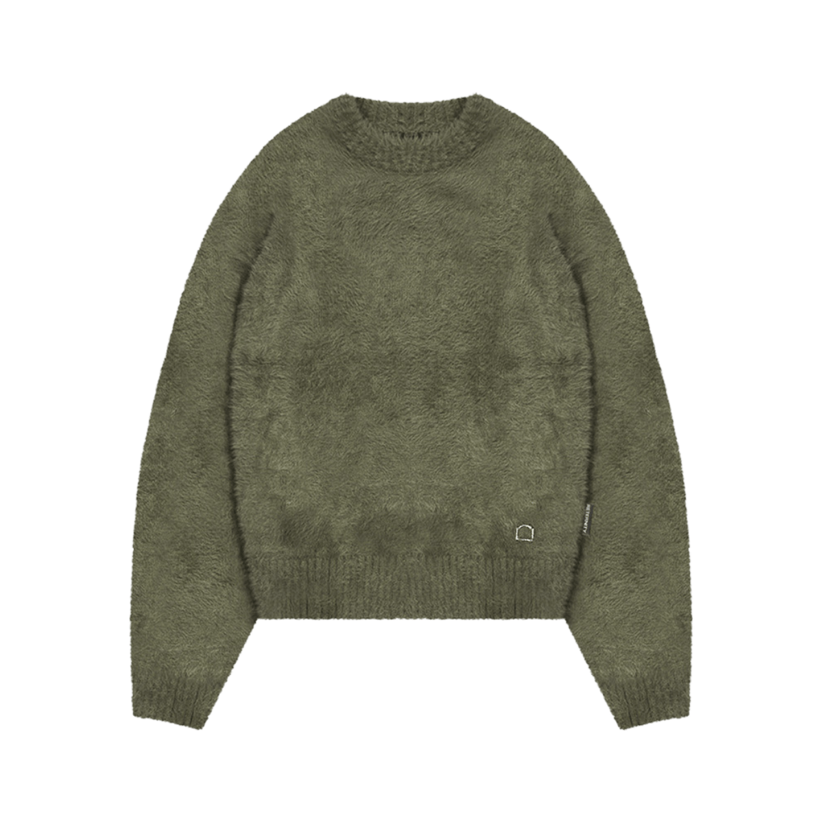 Reternity Essential Furry Knit Sweater Darkgreen - CRETE6559 - Coziness