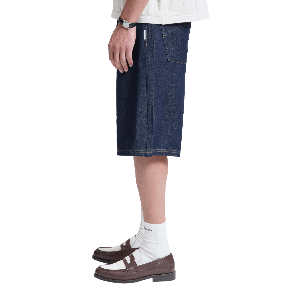 Reternity Essential Jorts Raw Indigo - CRETE10161 - Coziness