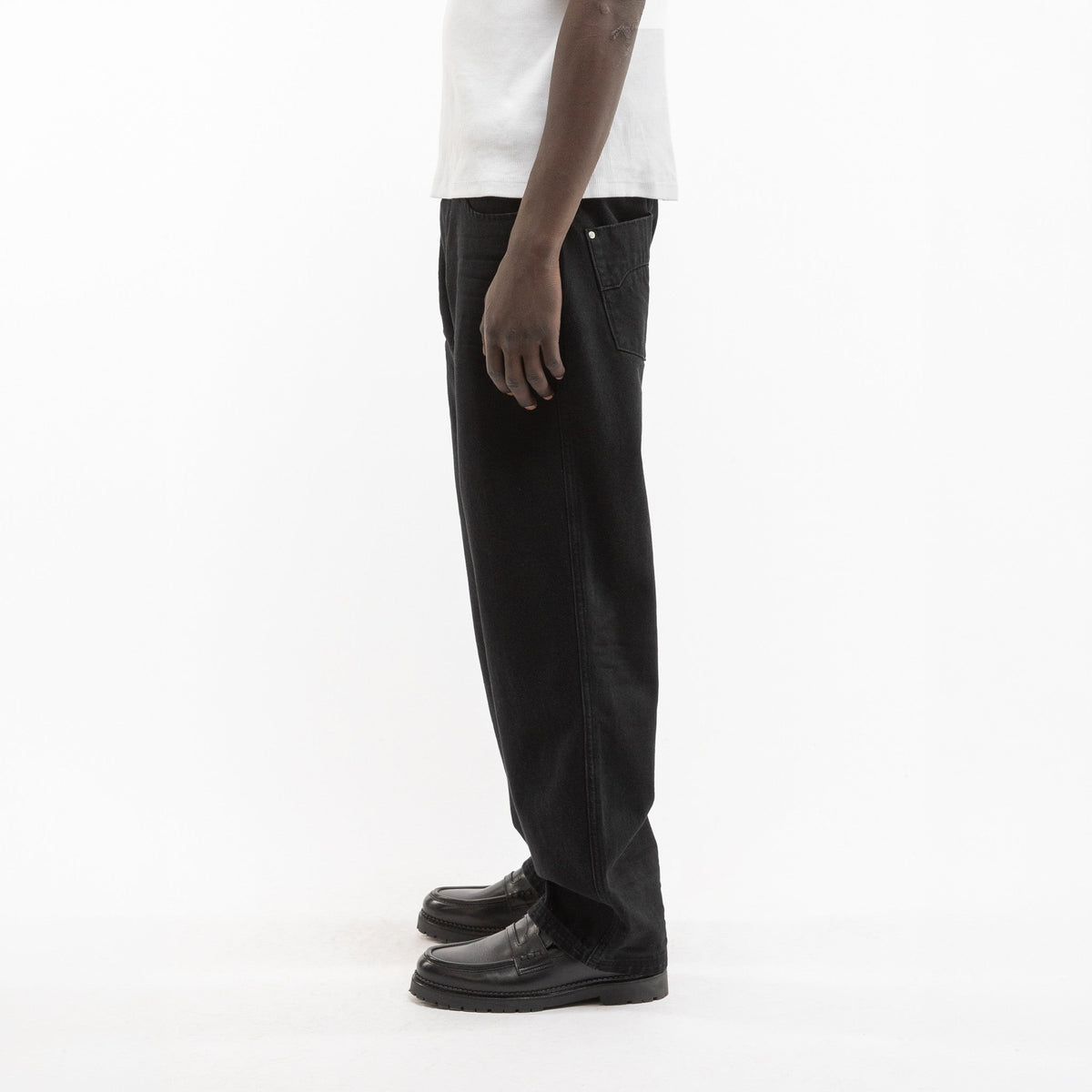 Reternity ESSENTIAL STRAIGHT FIT DENIM DEEP BLACK - CRETE14524 - Coziness
