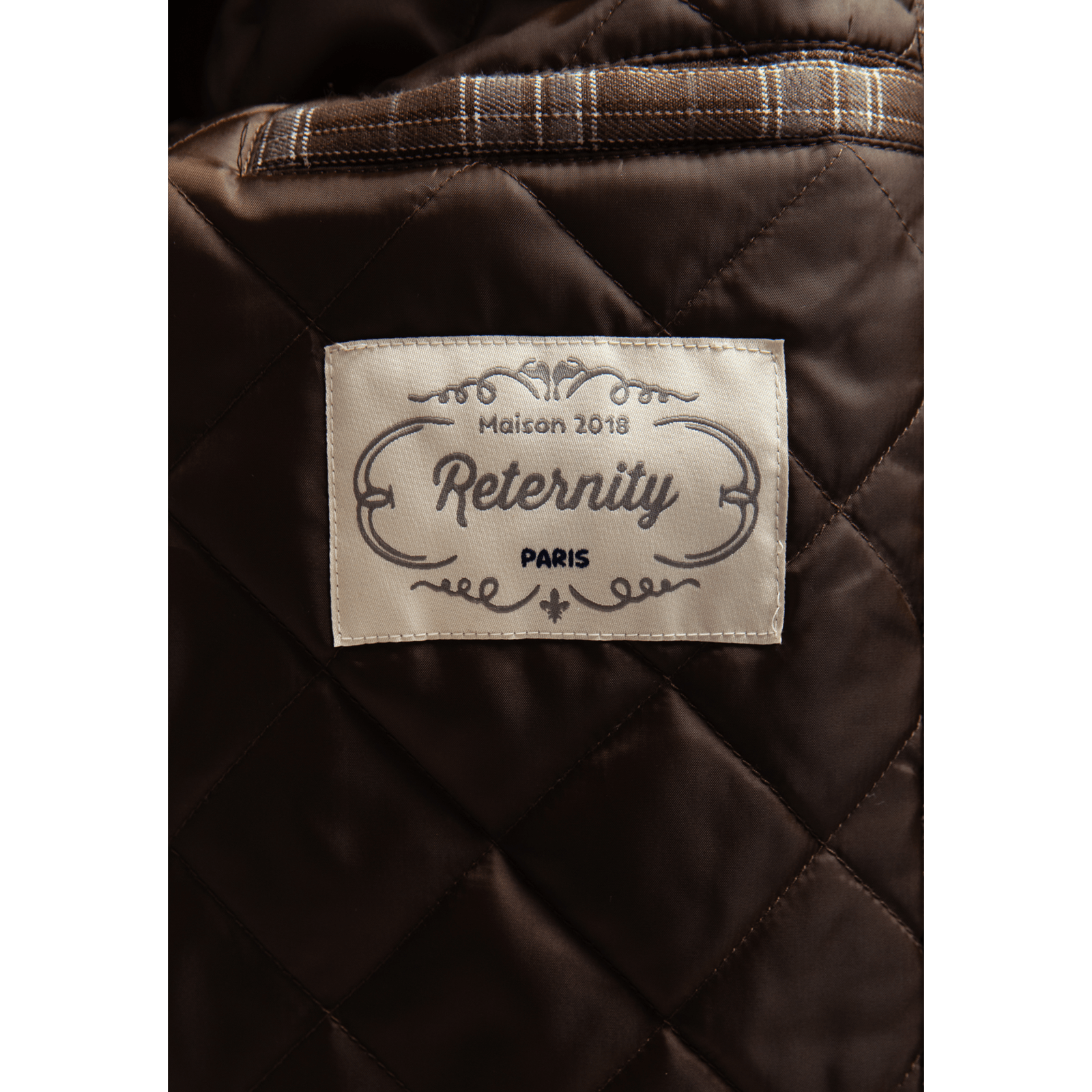 Reternity L’ATELIER LINE JACKET BROWN - CRETL13743 - Coziness
