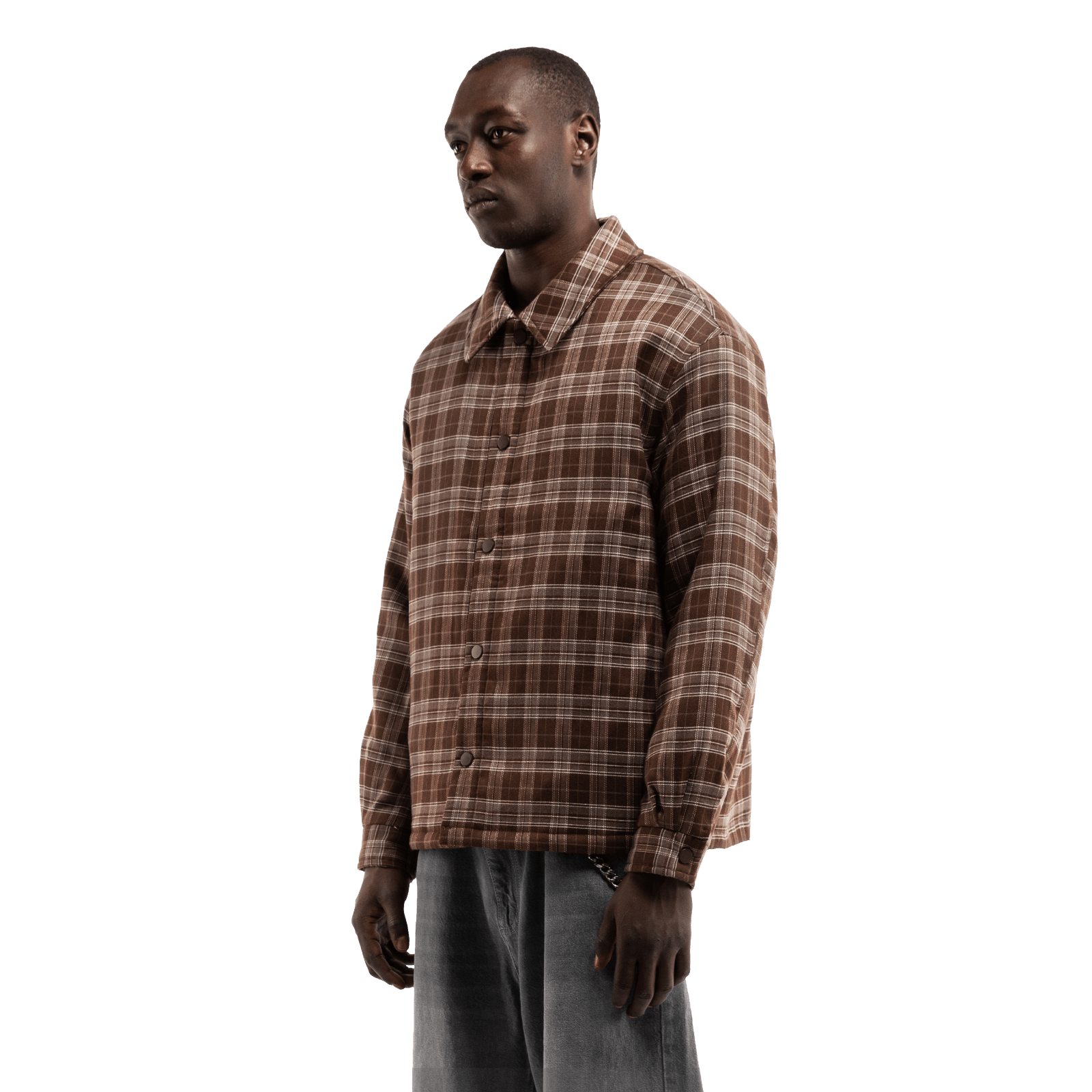 Reternity RETERNITY PADDED FLANNEL BROWN - CRETR13709 - Coziness
