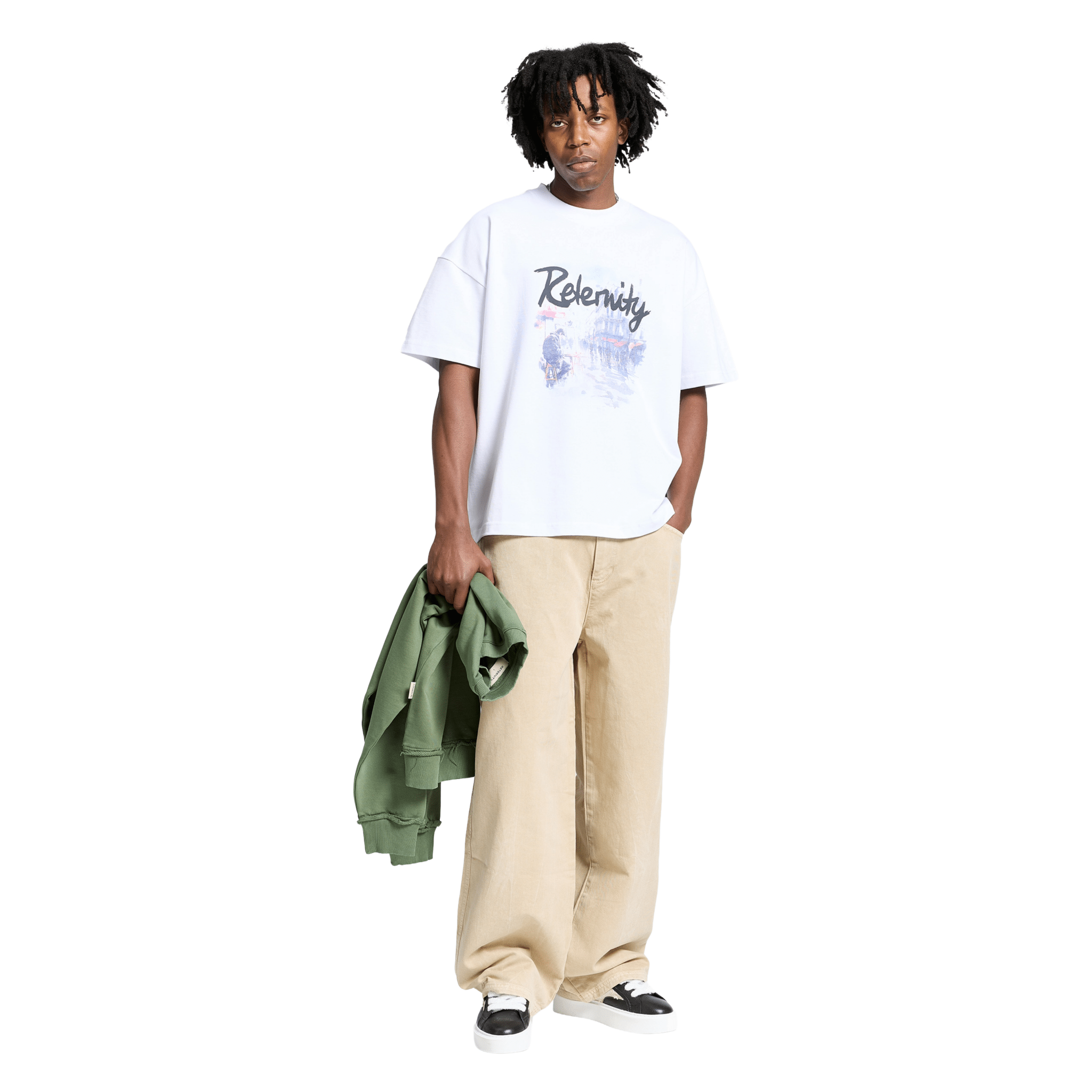 Reternity Rue De Paris T-Shirt Weiß - CRETR6795 - Coziness