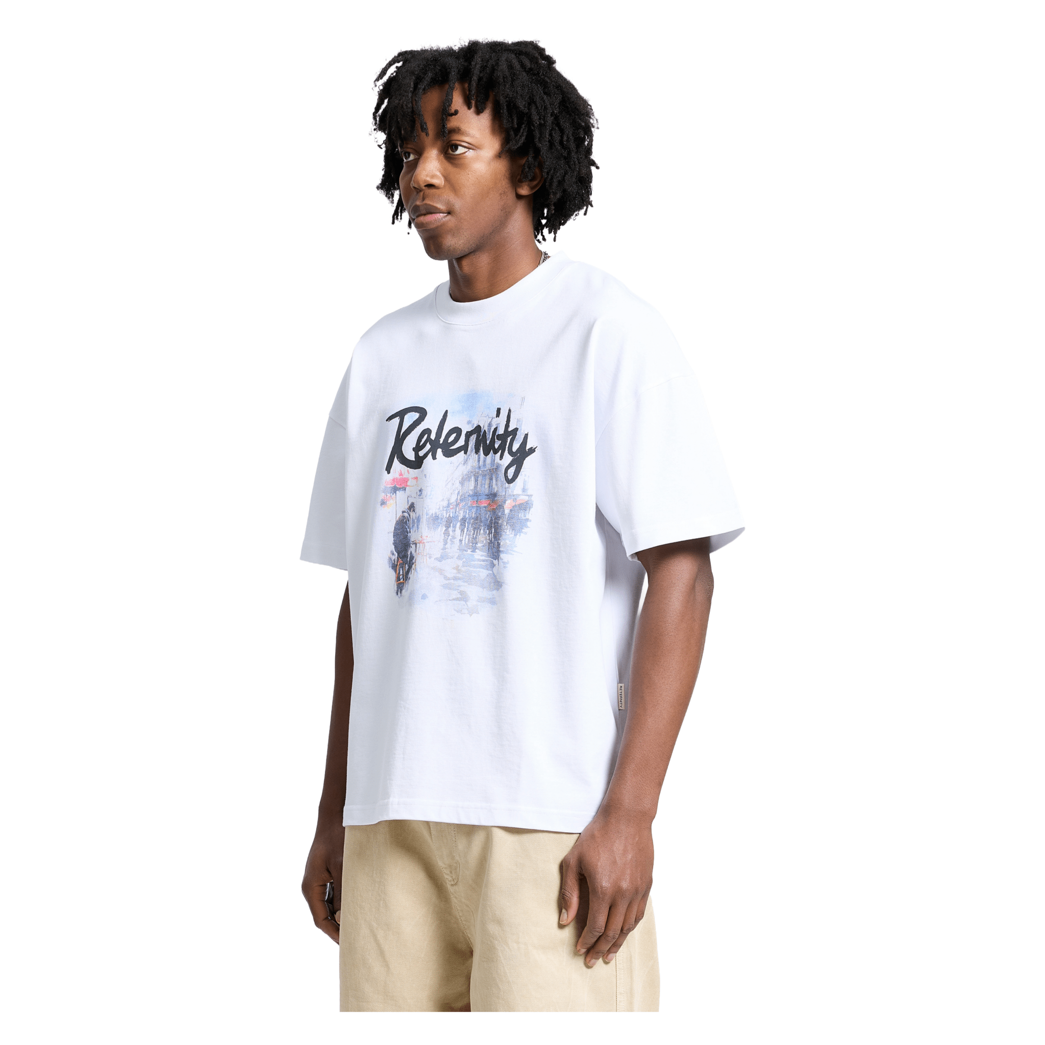 Reternity Rue De Paris T-Shirt Weiß - CRETR6795 - Coziness