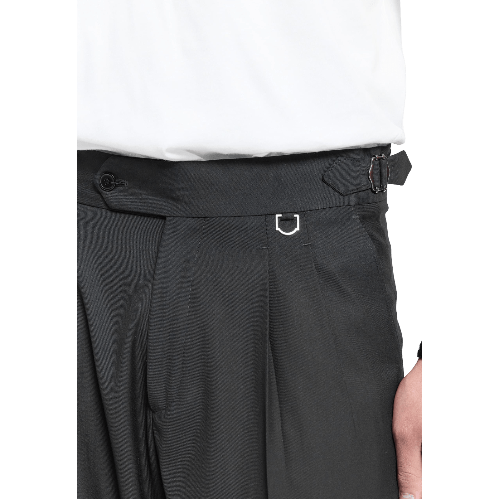 Reternity TAILORED BAGGY PANTS BLACK - CRETT13730 - Coziness