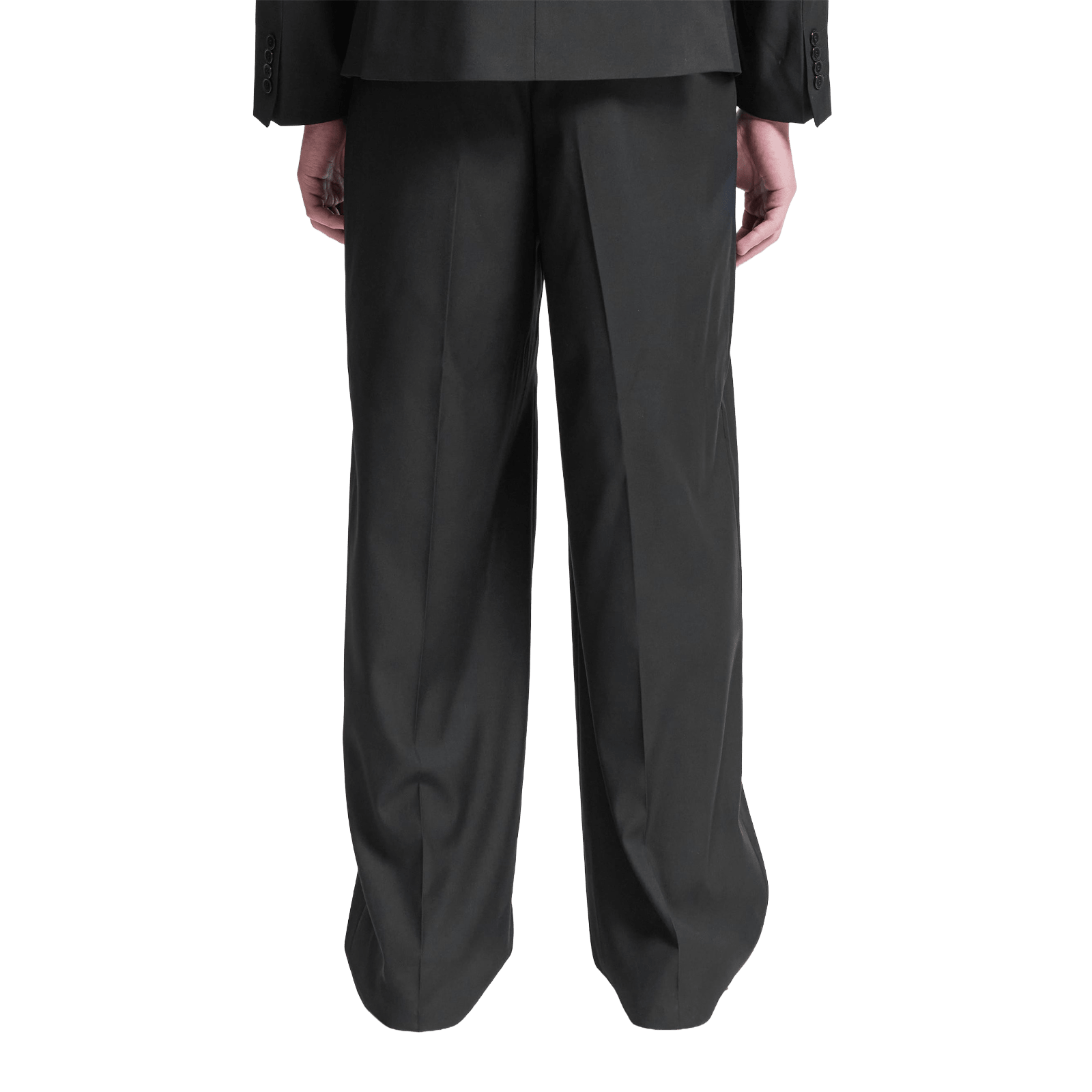 Reternity TAILORED BAGGY PANTS BLACK - CRETT13730 - Coziness