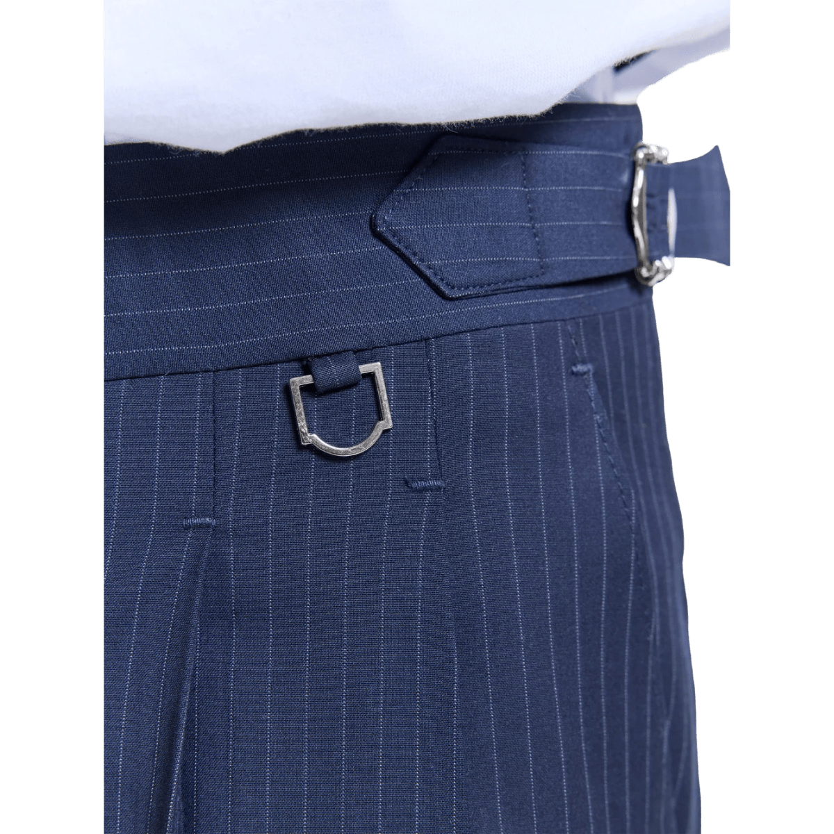 Reternity Tailored Baggy Shorts Pinstripe Blue - CRETT11086 - Coziness